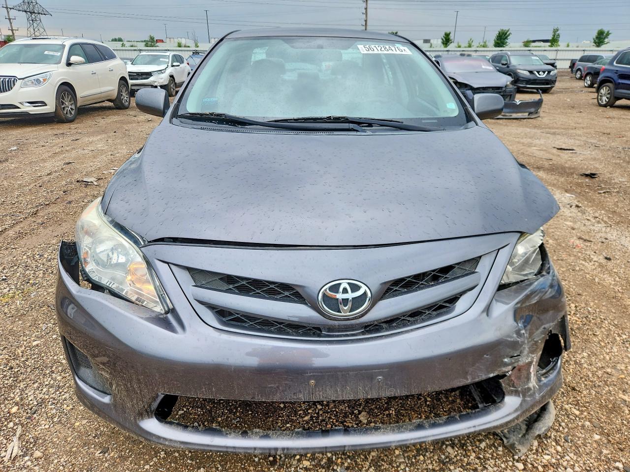 2013 Toyota Corolla L Gray vin: 5YFBU4EE8DP103753