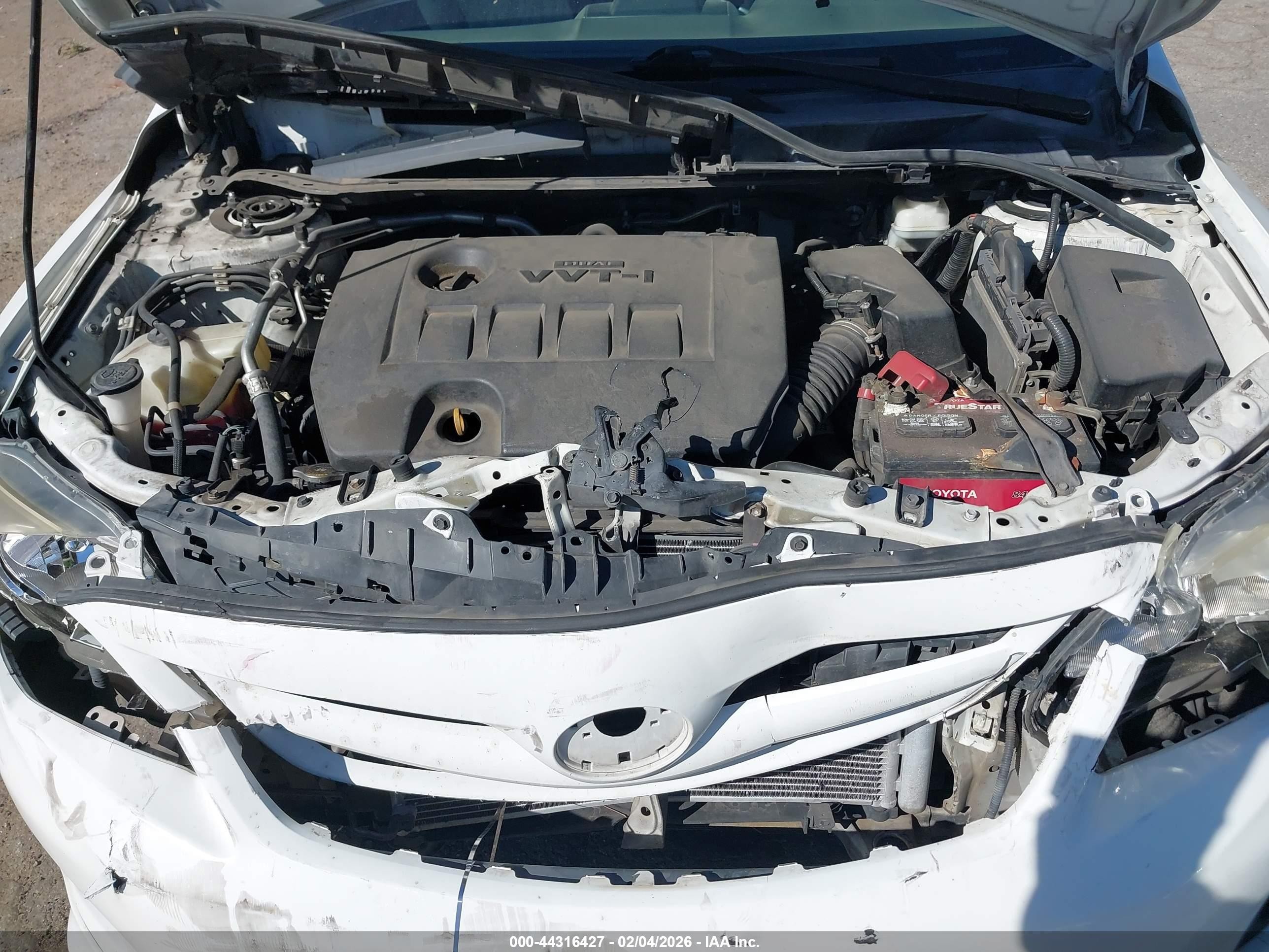 2013 Toyota Corolla S White vin: 5YFBU4EE8DP110900