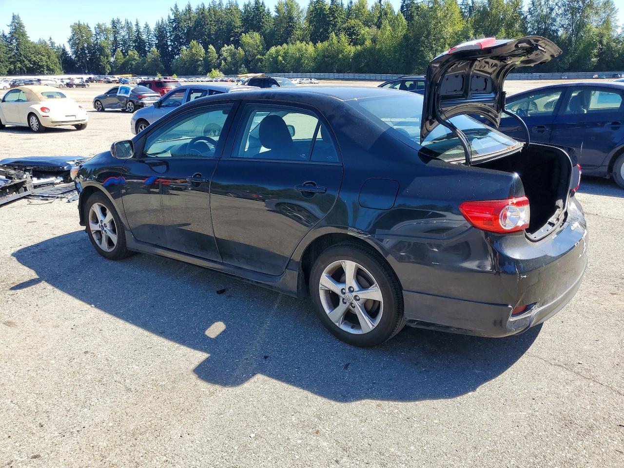 2013 Toyota Corolla S Black vin: 5YFBU4EE8DP113196