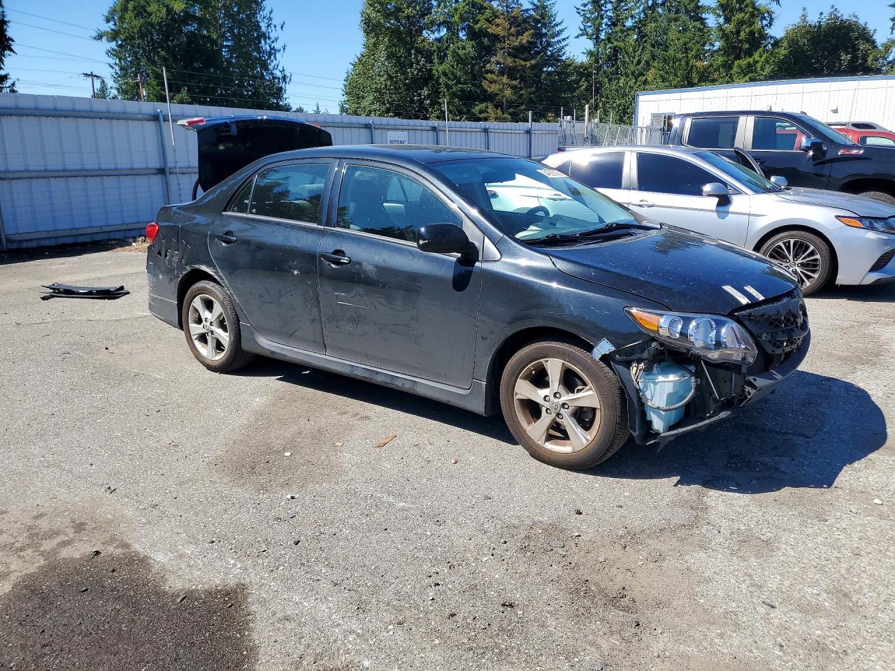 2013 Toyota Corolla S Black vin: 5YFBU4EE8DP113196