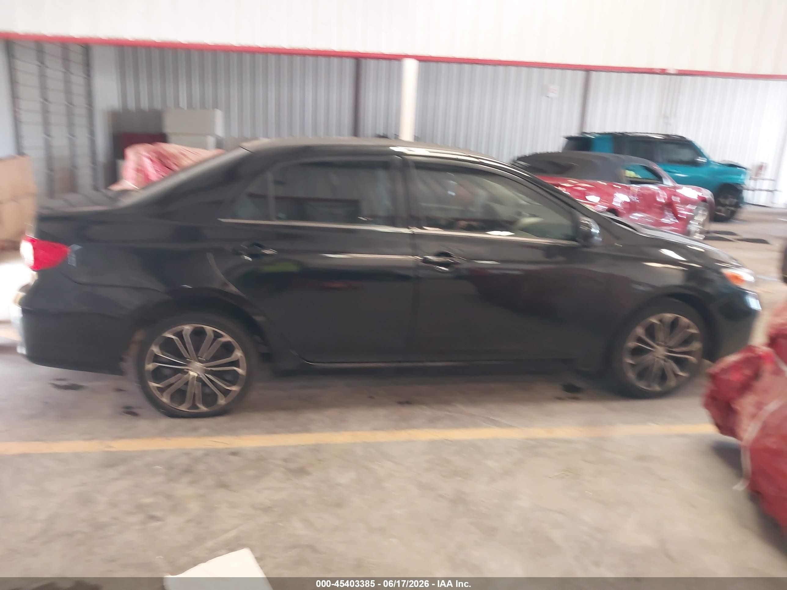 2013 Toyota Corolla Le Черный vin: 5YFBU4EE8DP114042