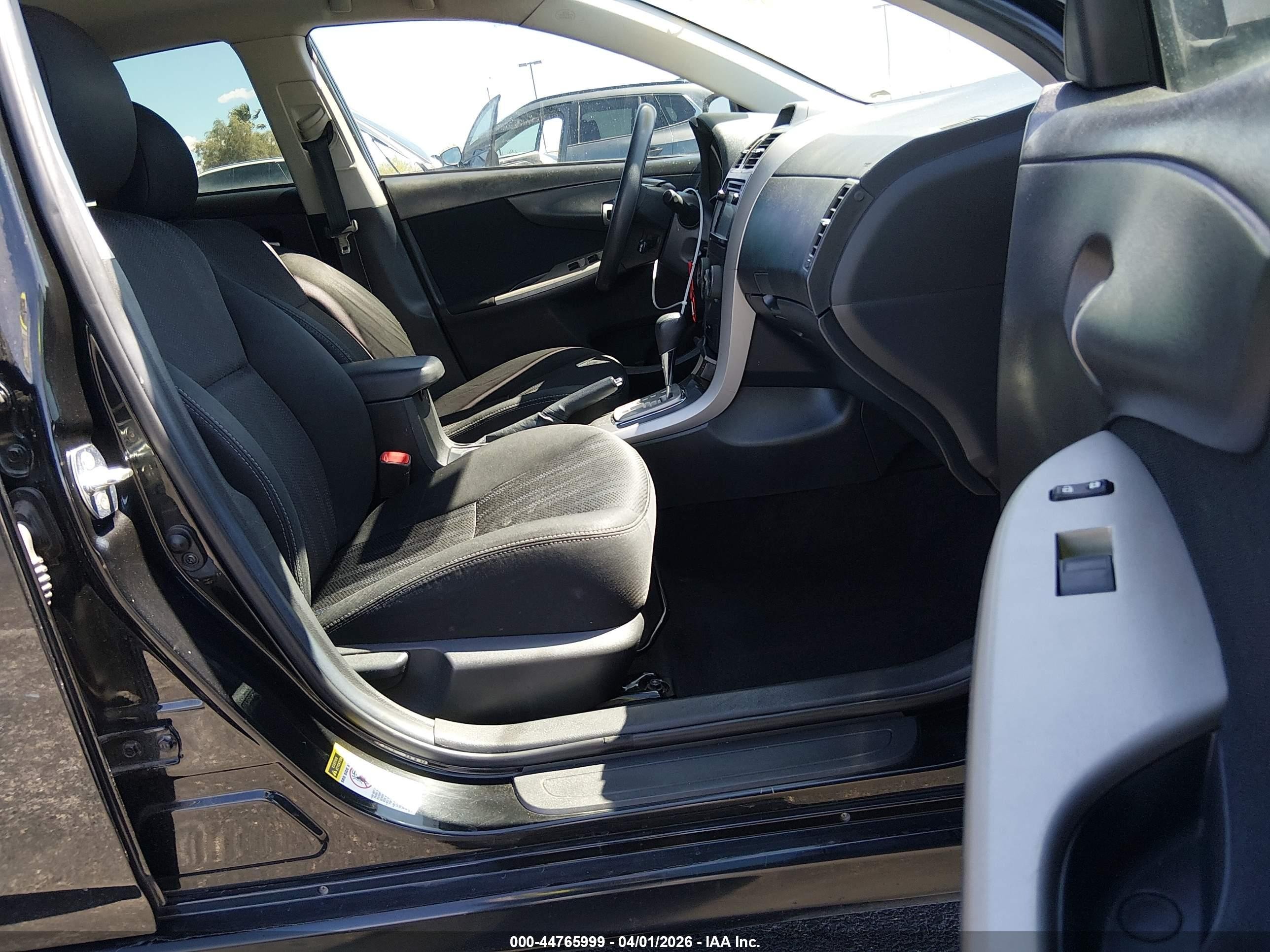 2013 Toyota Corolla S Black vin: 5YFBU4EE8DP114882