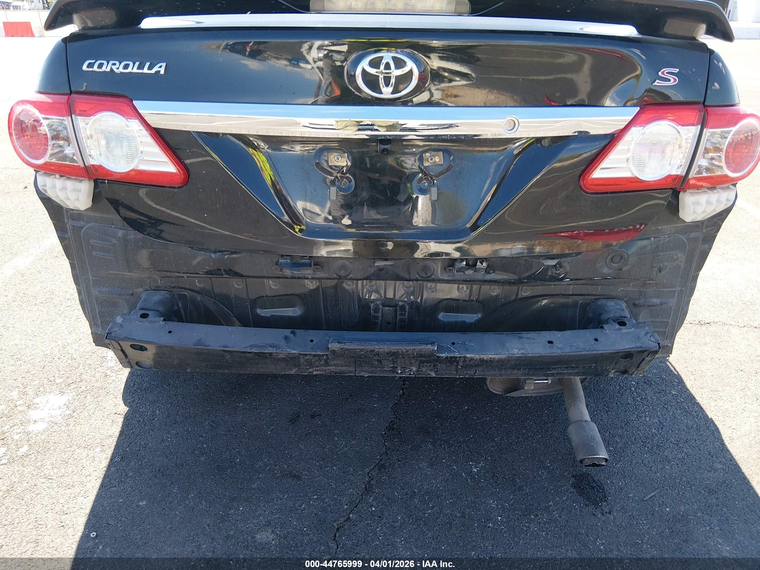 2013 Toyota Corolla S Black vin: 5YFBU4EE8DP114882