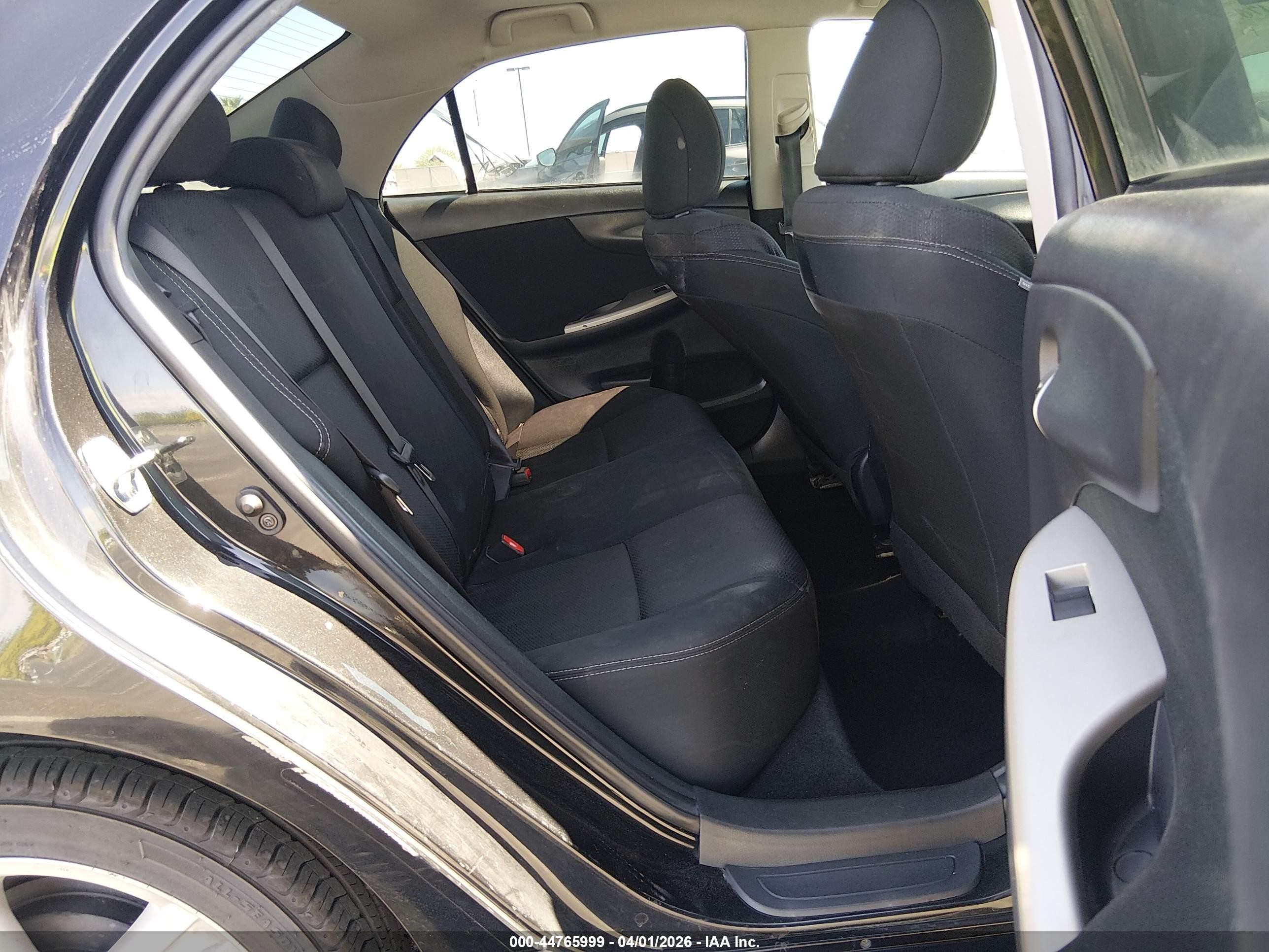 2013 Toyota Corolla S Black vin: 5YFBU4EE8DP114882
