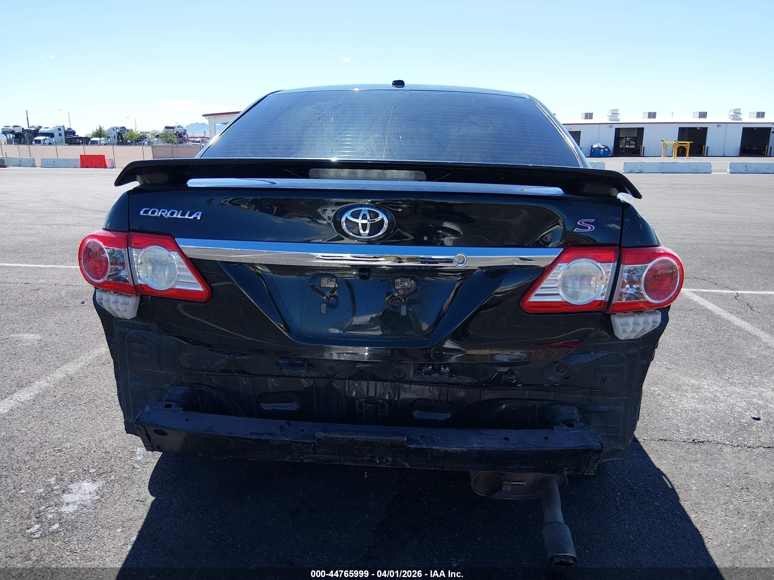 2013 Toyota Corolla S Black vin: 5YFBU4EE8DP114882