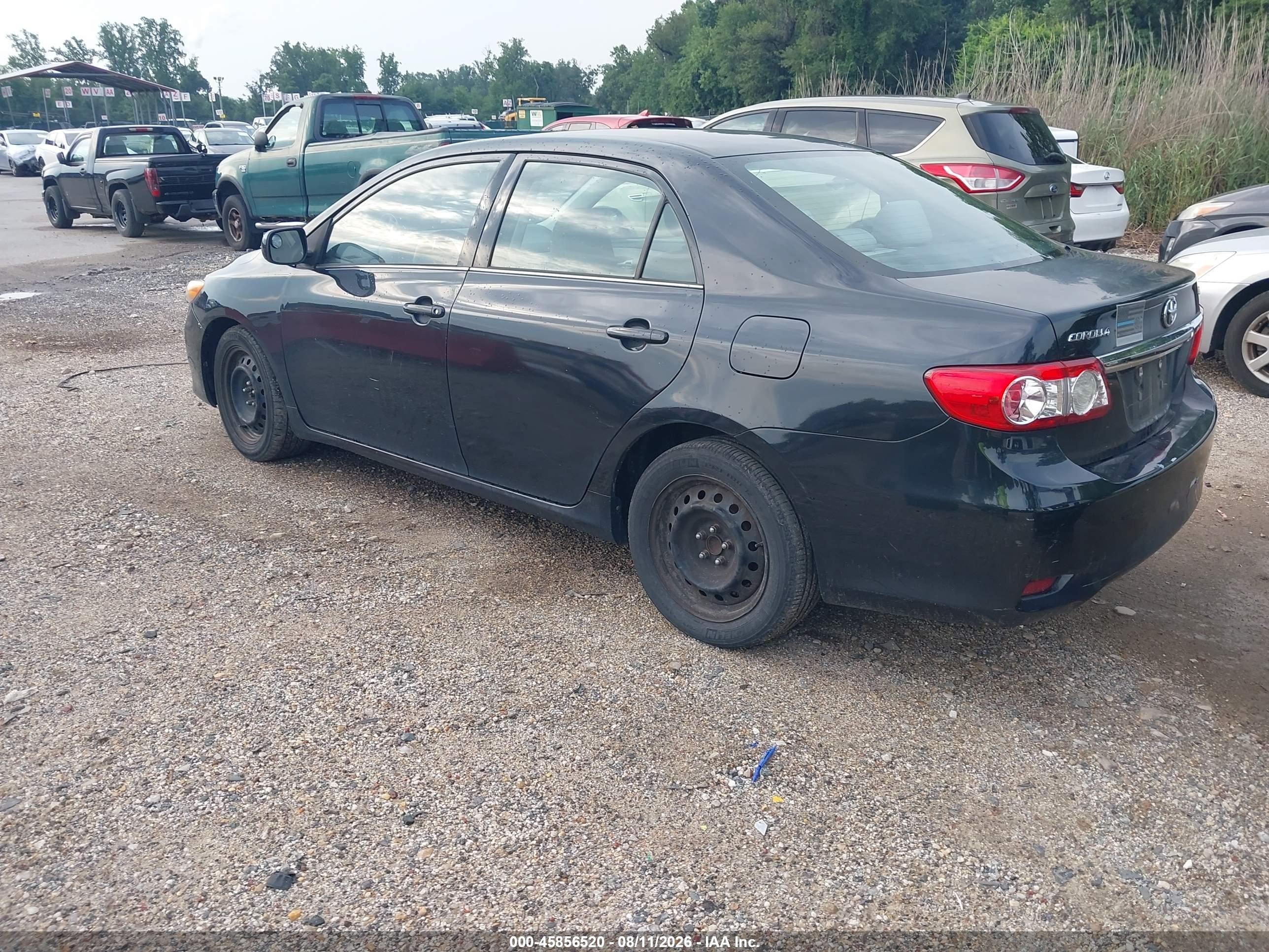 2013 Toyota Corolla Le Black vin: 5YFBU4EE8DP115353
