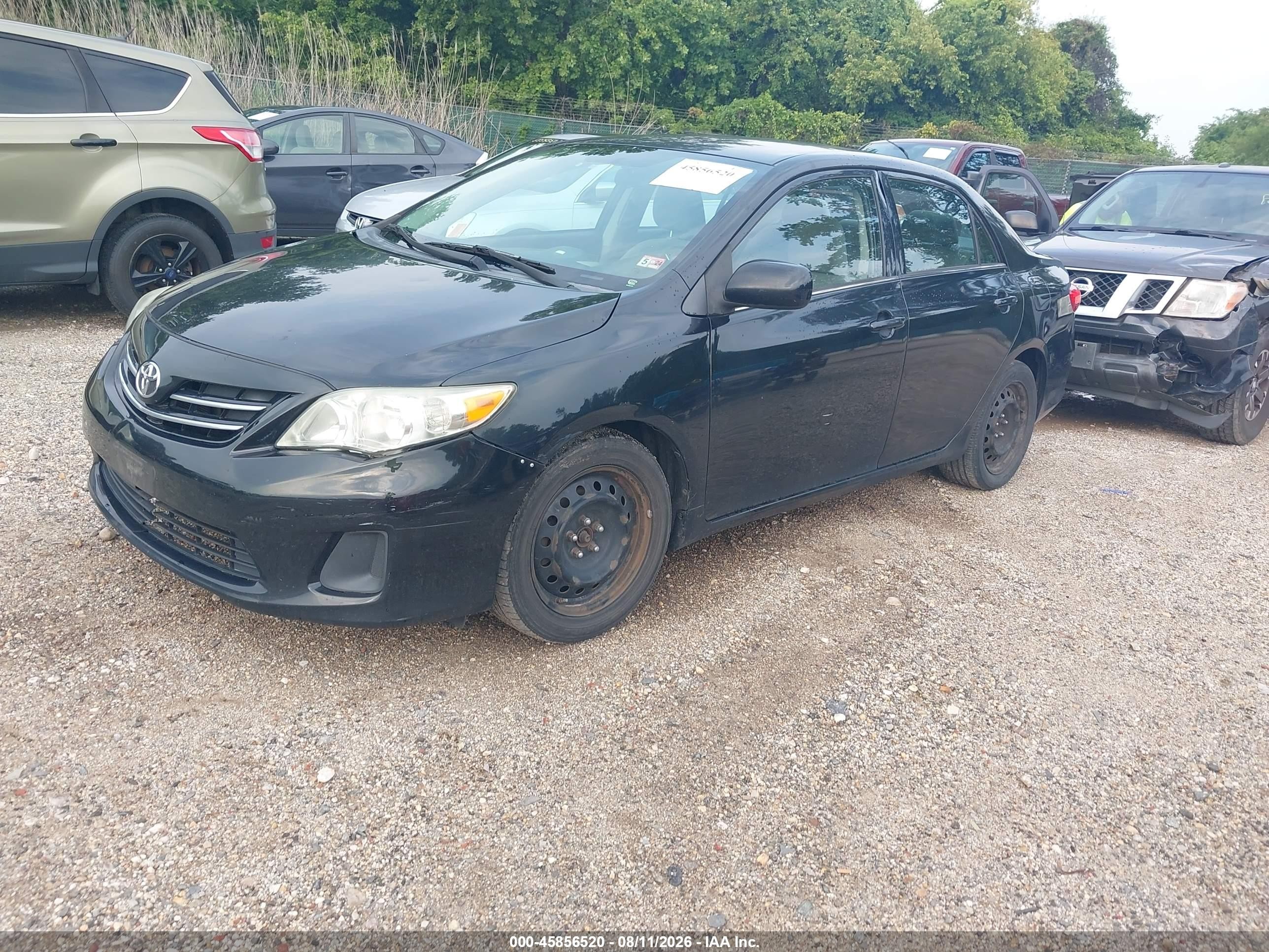 2013 Toyota Corolla Le Black vin: 5YFBU4EE8DP115353