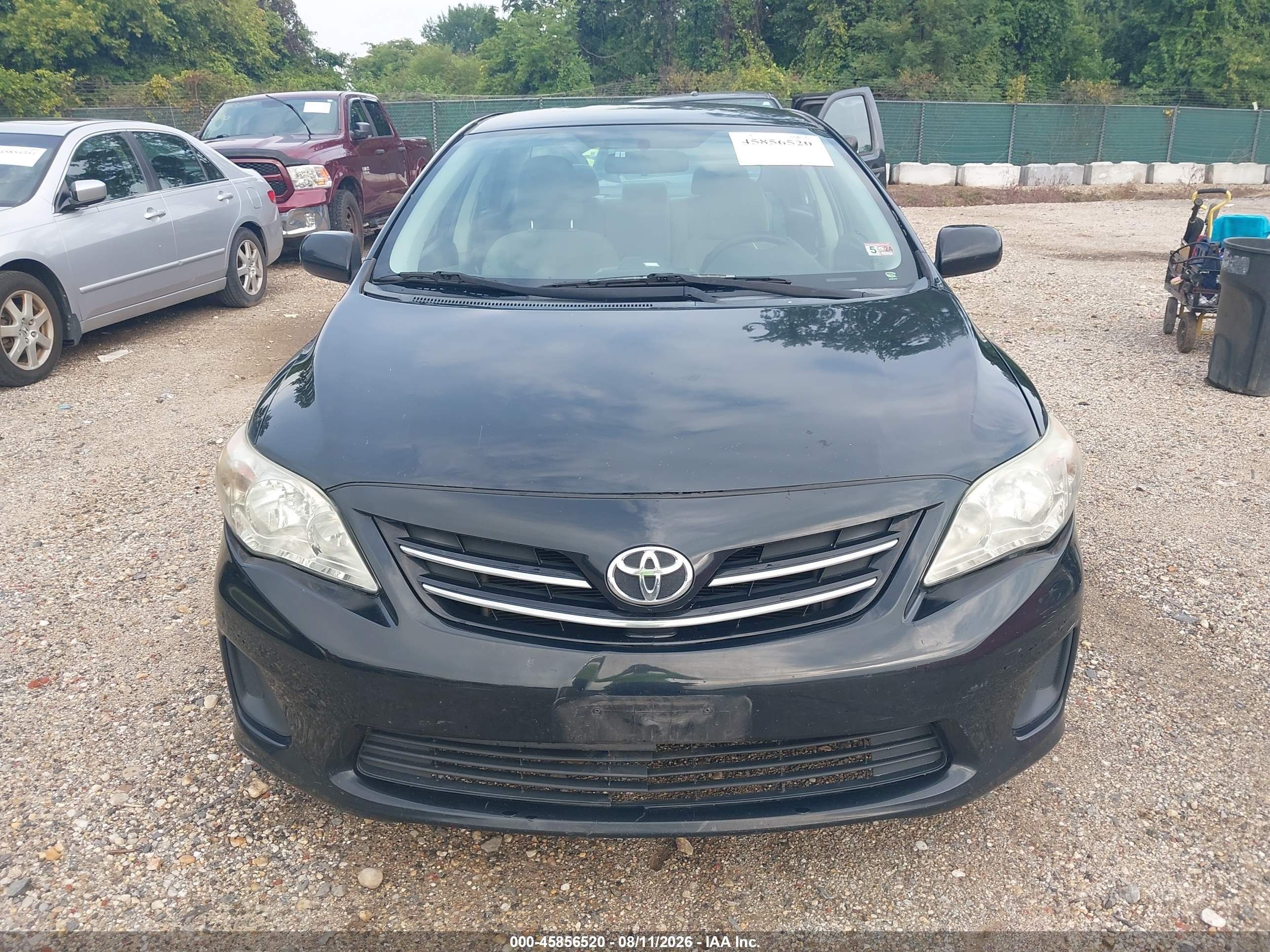 2013 Toyota Corolla Le Black vin: 5YFBU4EE8DP115353