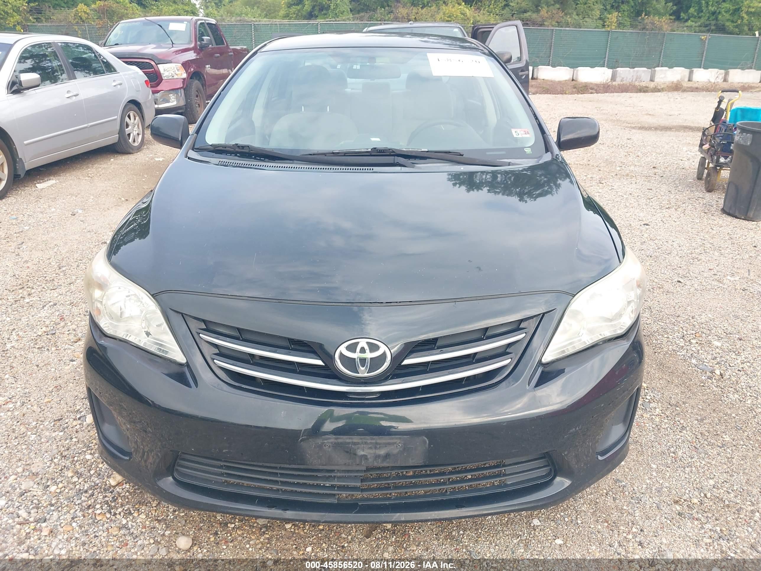 2013 Toyota Corolla Le Black vin: 5YFBU4EE8DP115353