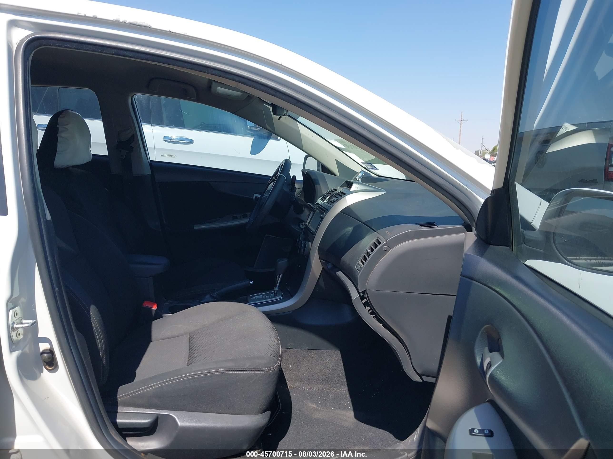 2013 Toyota Corolla S White vin: 5YFBU4EE8DP125722