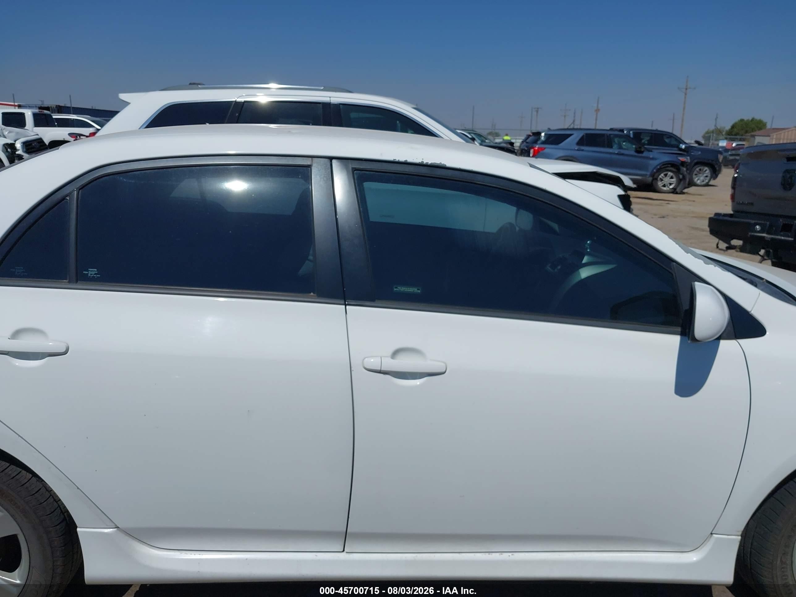 2013 Toyota Corolla S White vin: 5YFBU4EE8DP125722