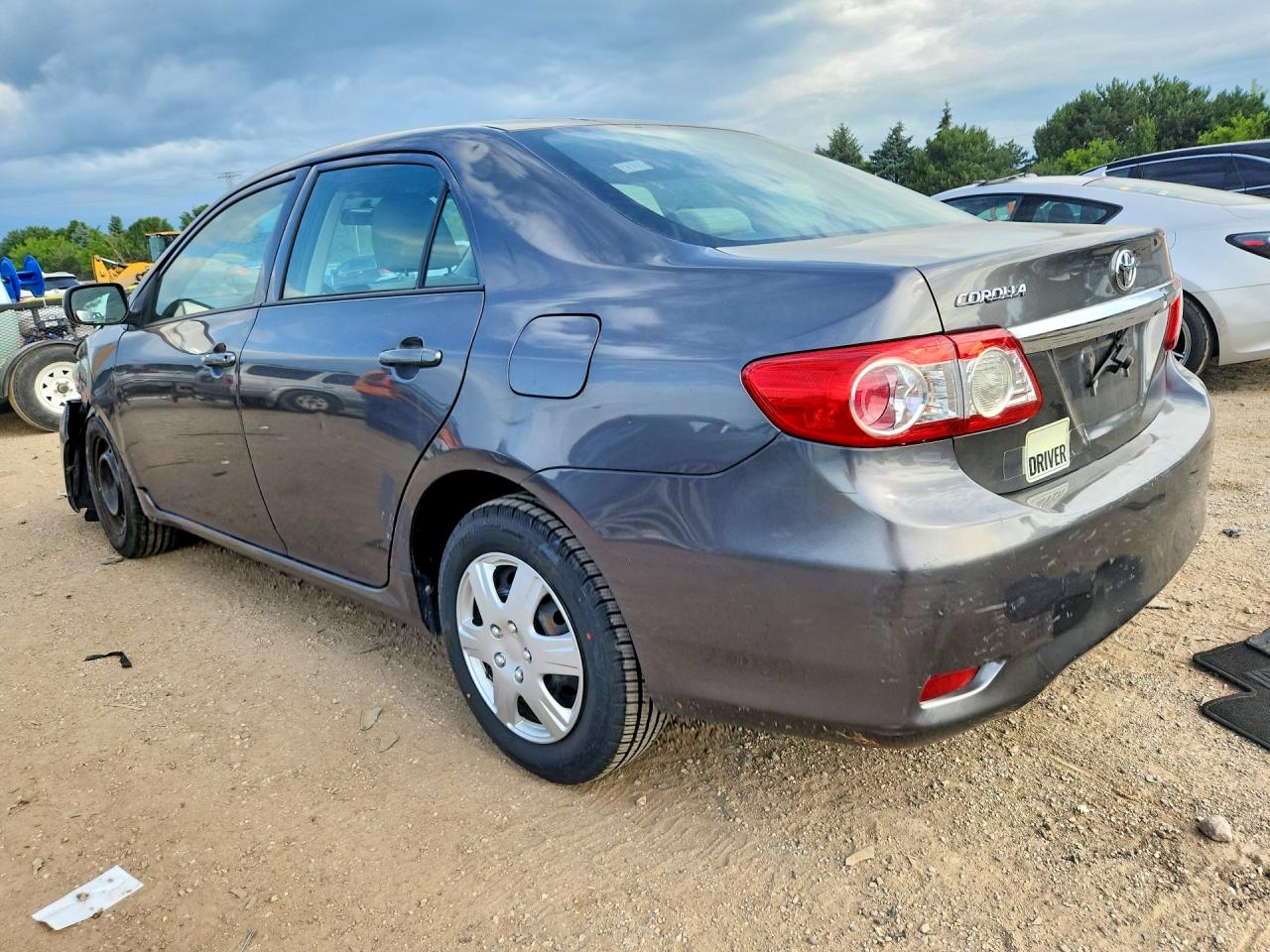 2013 Toyota Corolla L Gray vin: 5YFBU4EE8DP125851