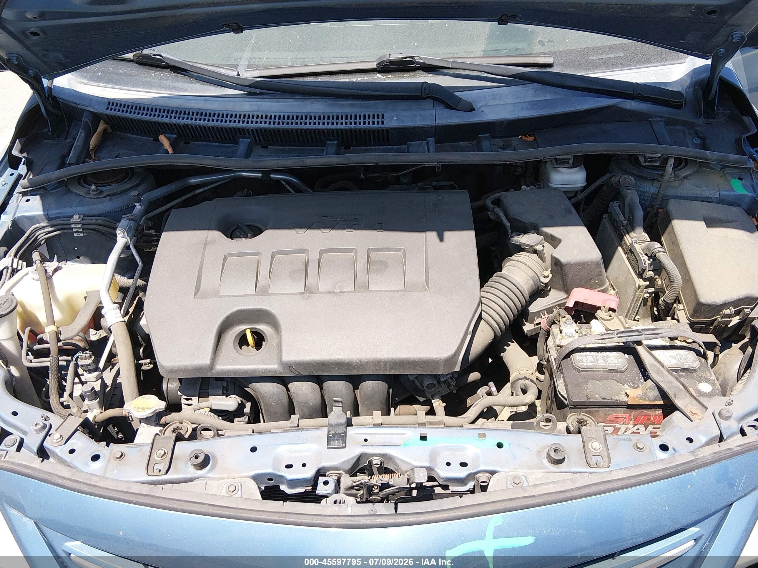2013 Toyota Corolla Le Blue vin: 5YFBU4EE8DP128541