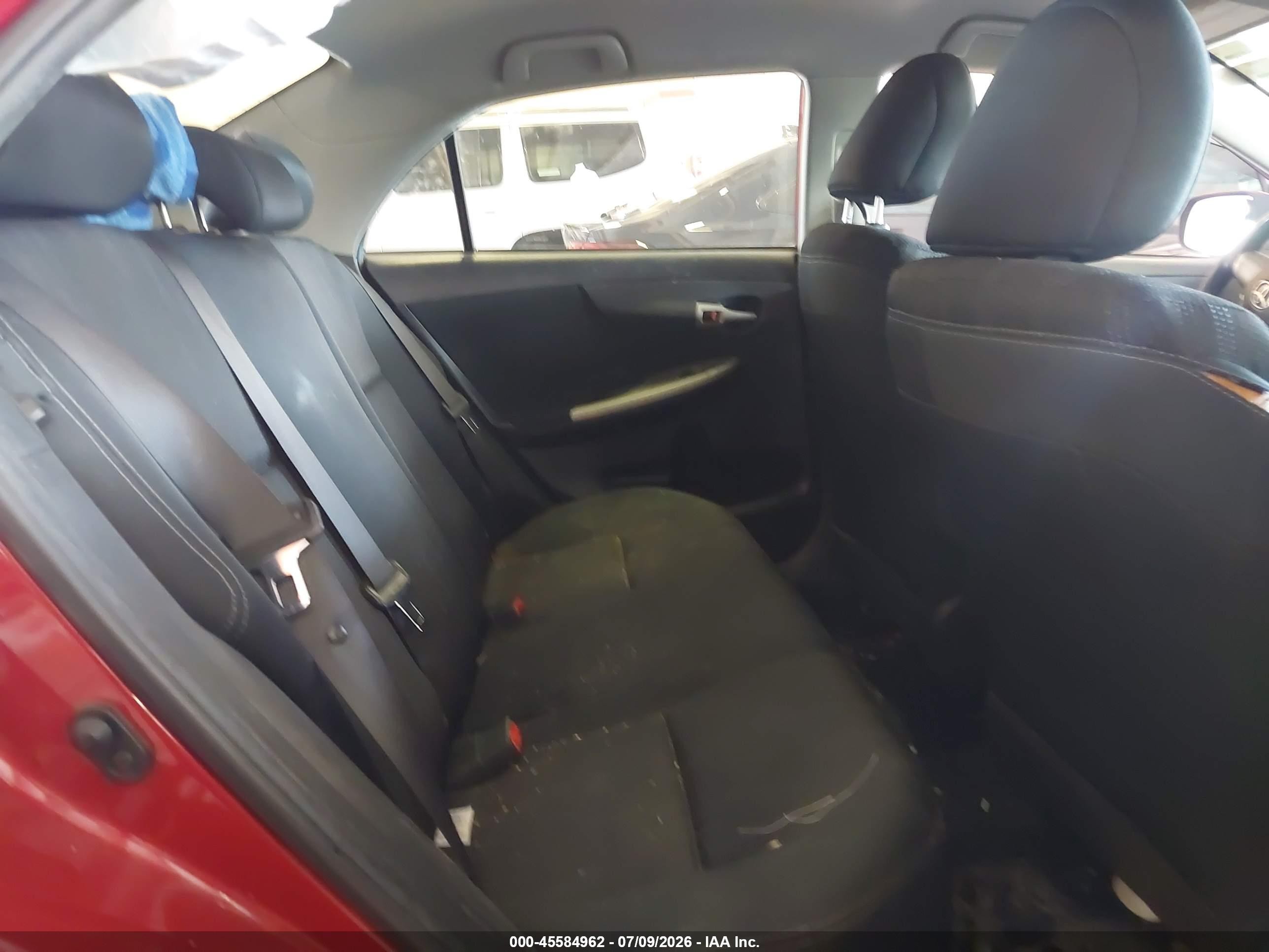 2013 Toyota Corolla S Red vin: 5YFBU4EE8DP134520
