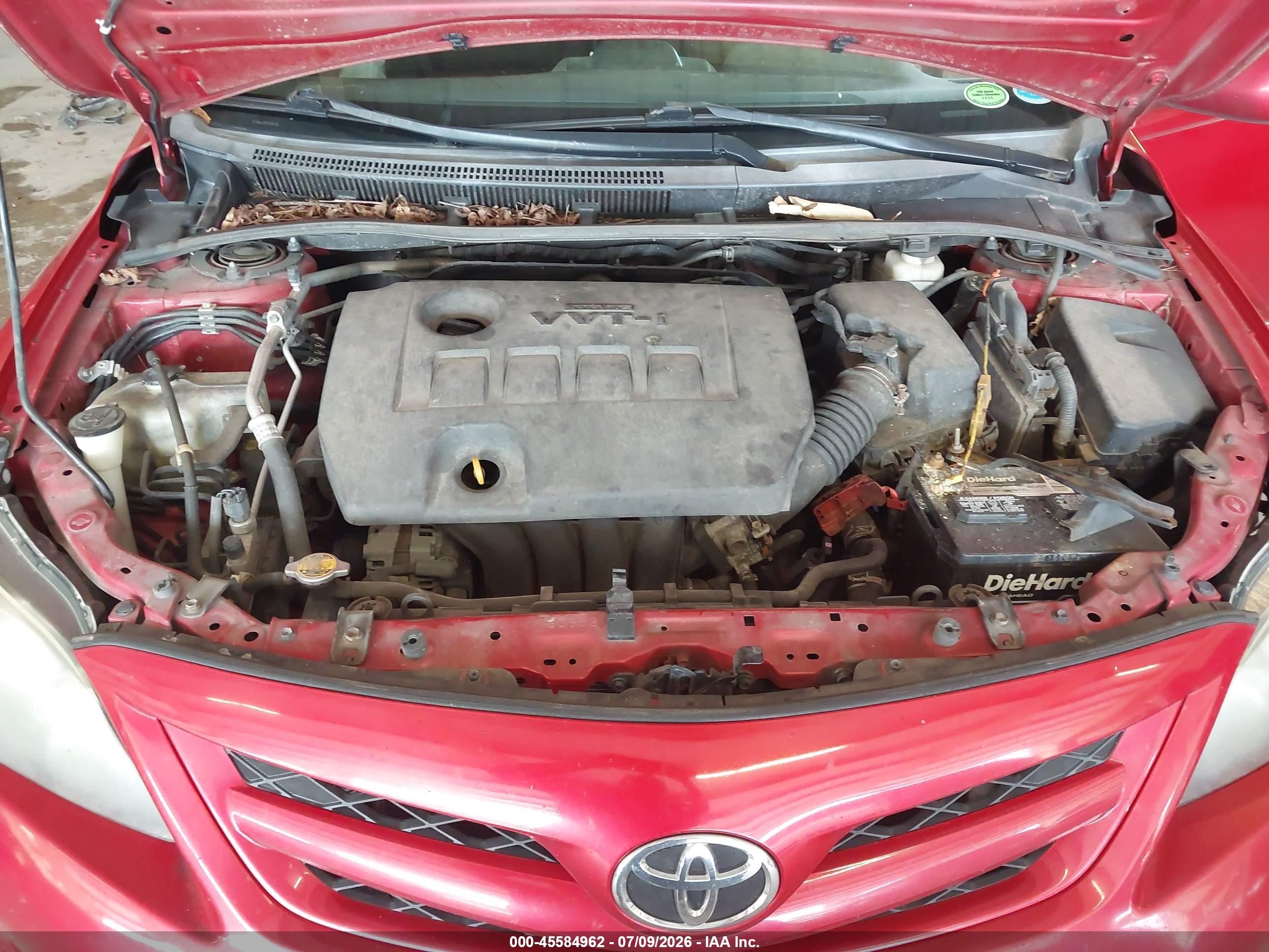 2013 Toyota Corolla S Red vin: 5YFBU4EE8DP134520