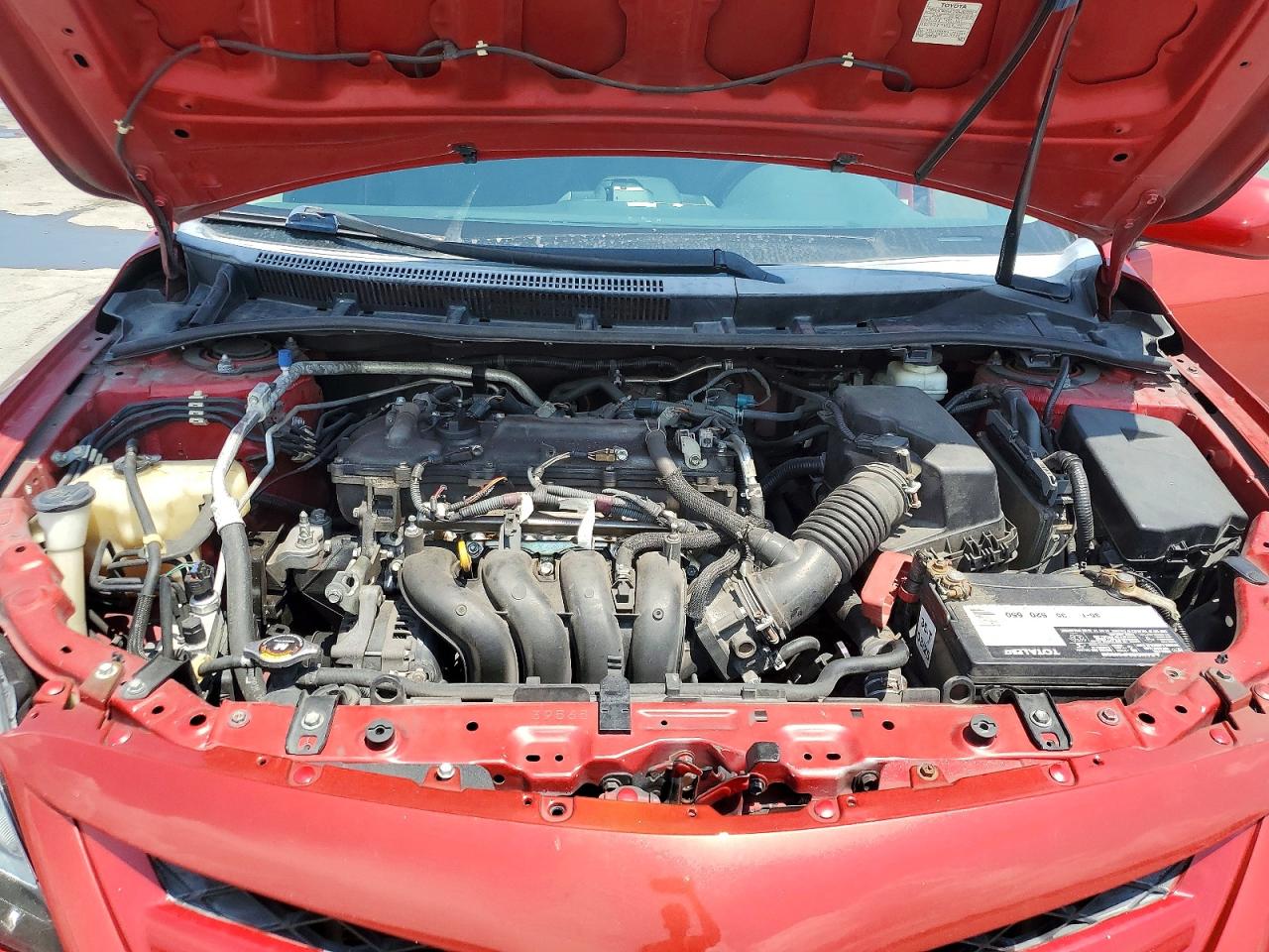 2013 Toyota Corolla S Burgundy vin: 5YFBU4EE8DP140432