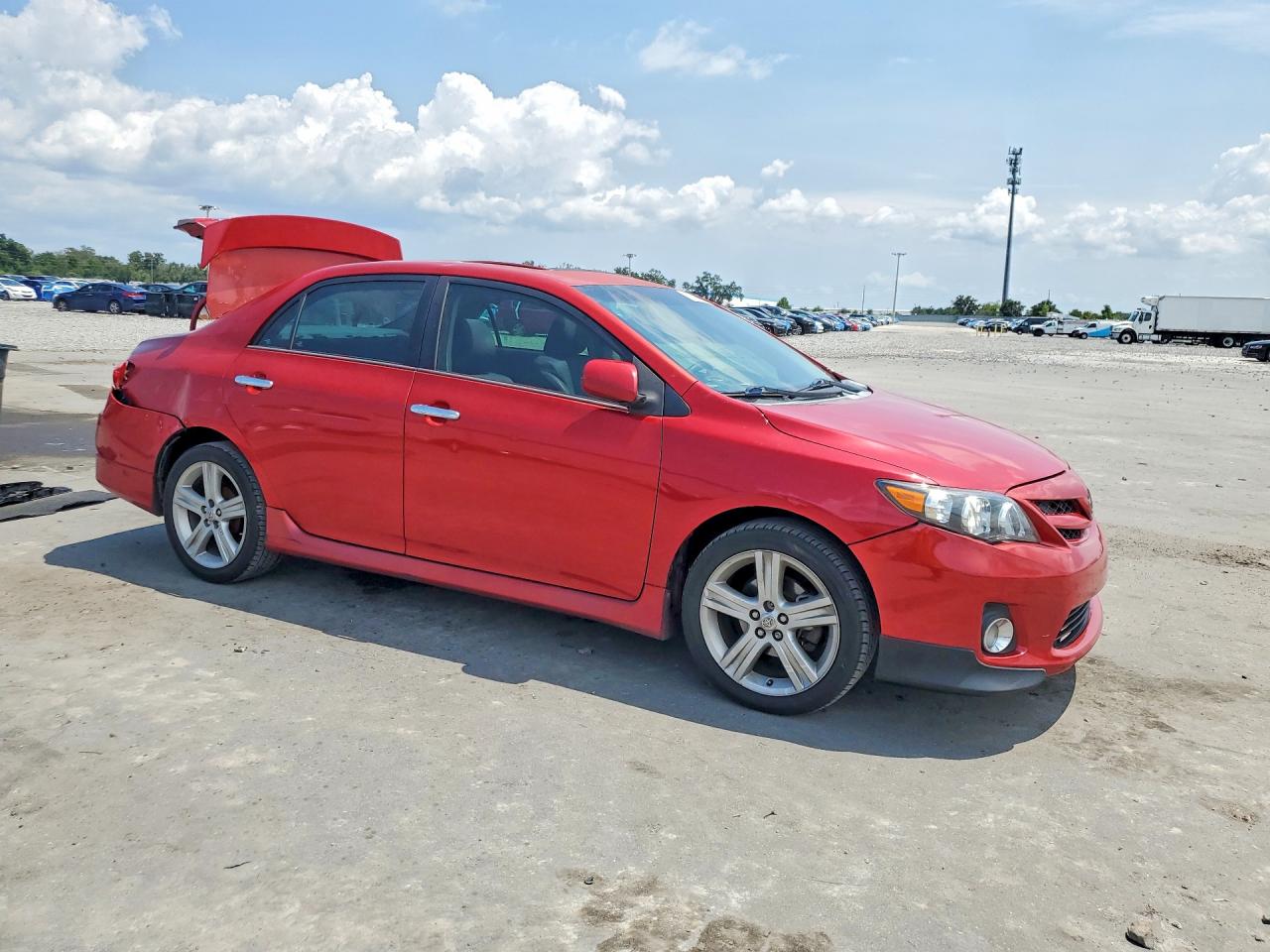 2013 Toyota Corolla S Burgundy vin: 5YFBU4EE8DP140432