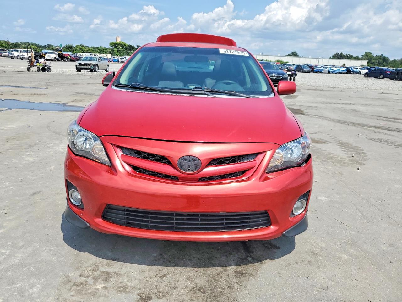2013 Toyota Corolla S Burgundy vin: 5YFBU4EE8DP140432