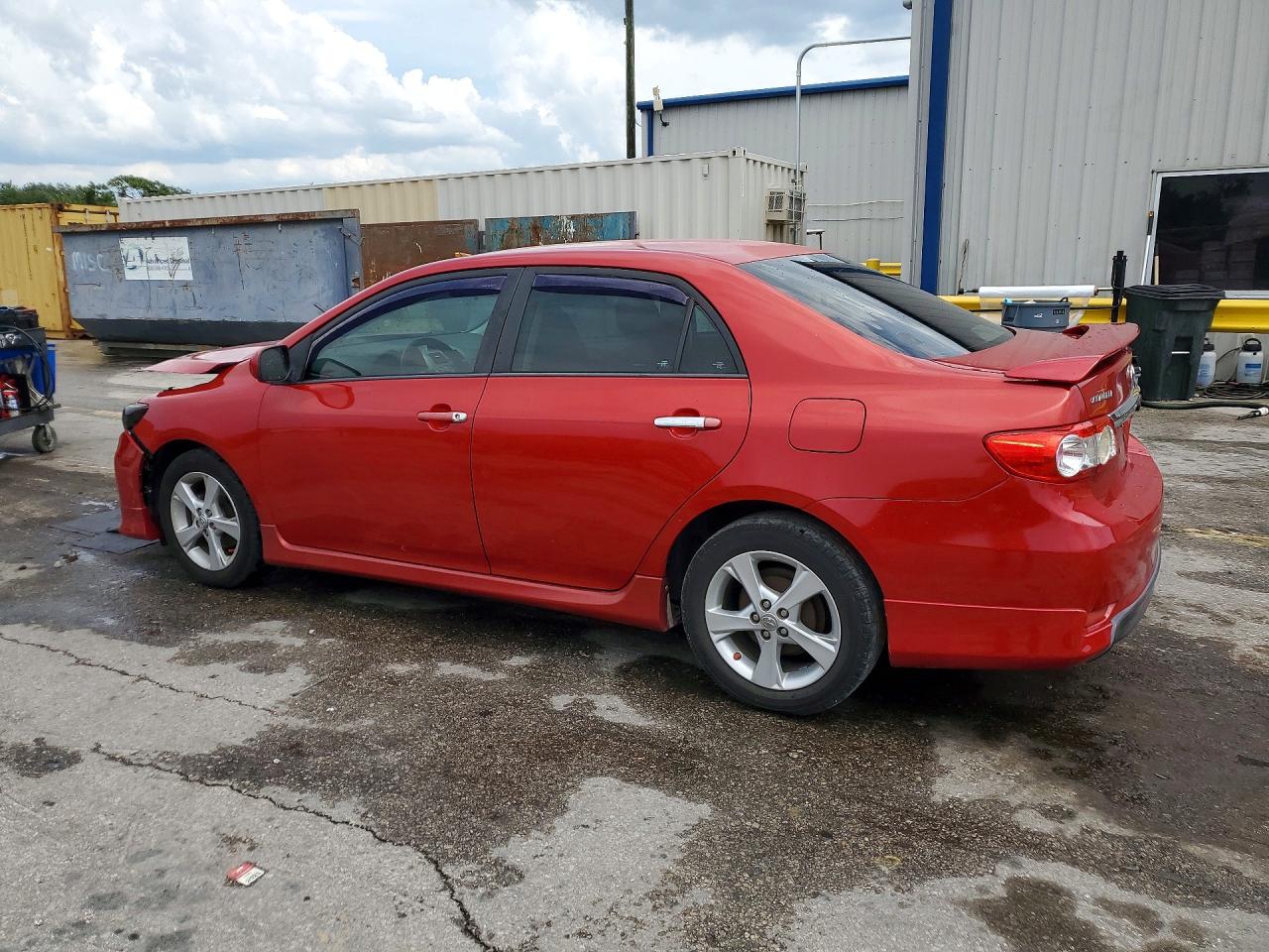 2013 Toyota Corolla S Red vin: 5YFBU4EE8DP156503