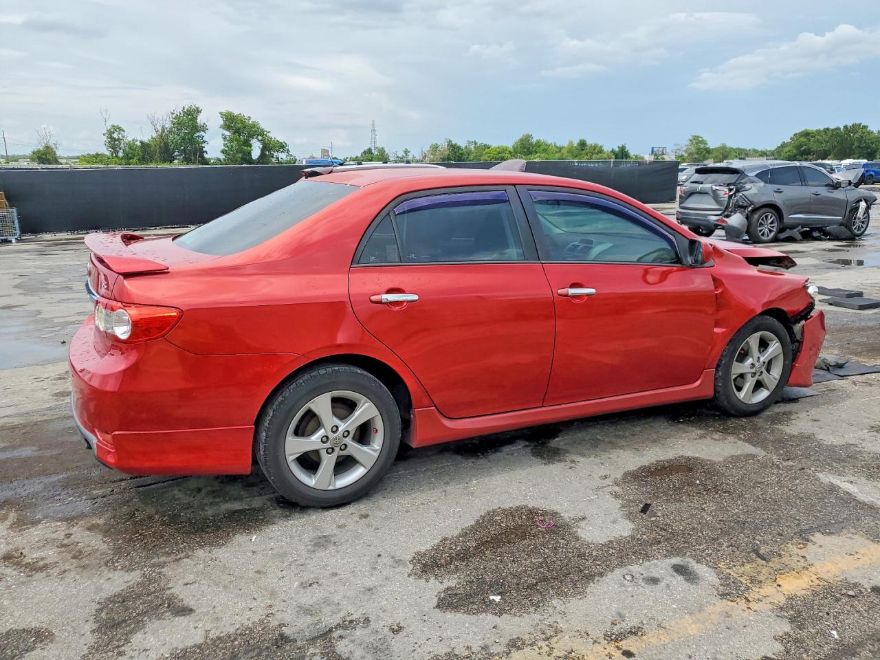 2013 Toyota Corolla S Red vin: 5YFBU4EE8DP156503