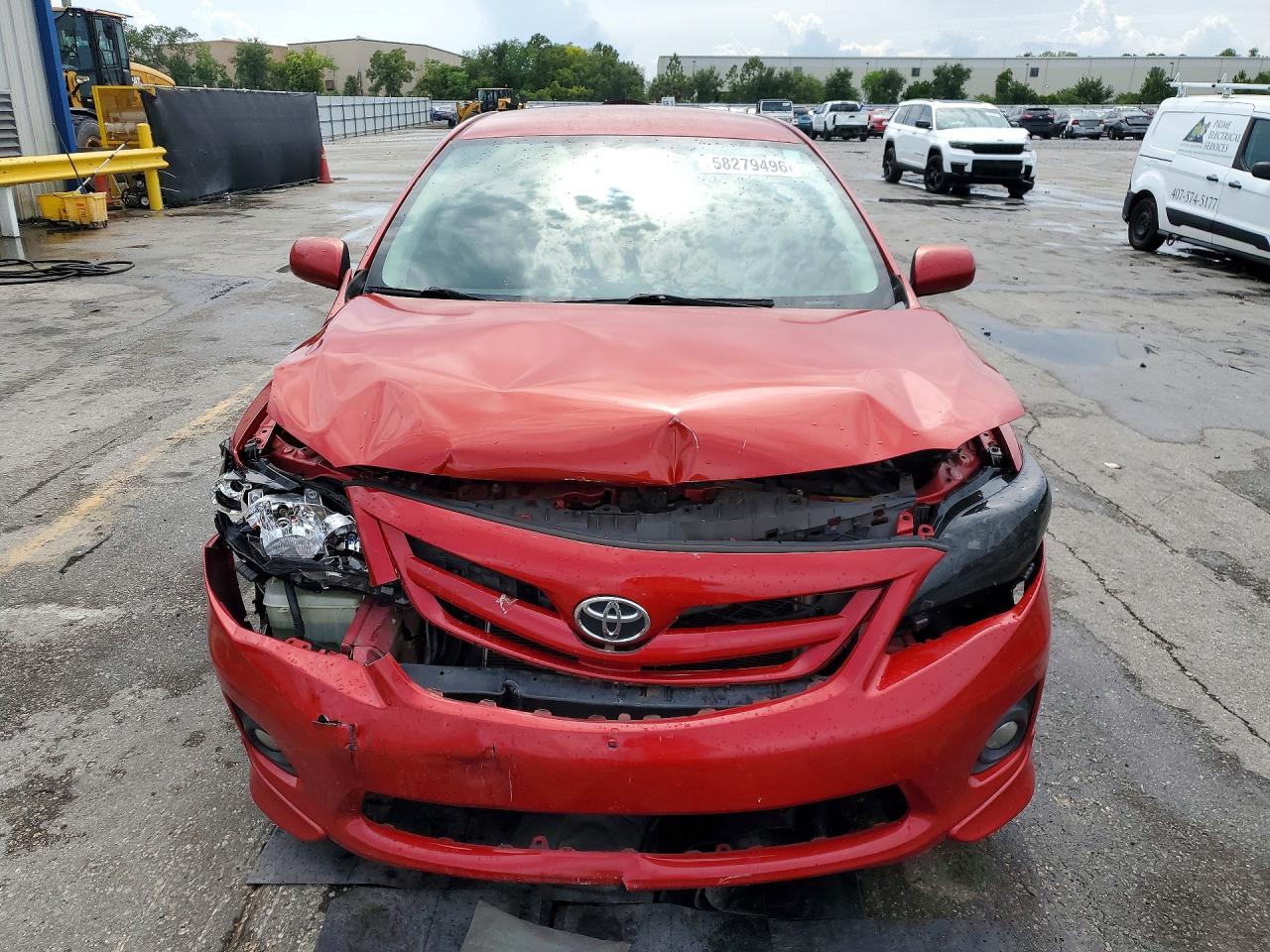 2013 Toyota Corolla S Red vin: 5YFBU4EE8DP156503
