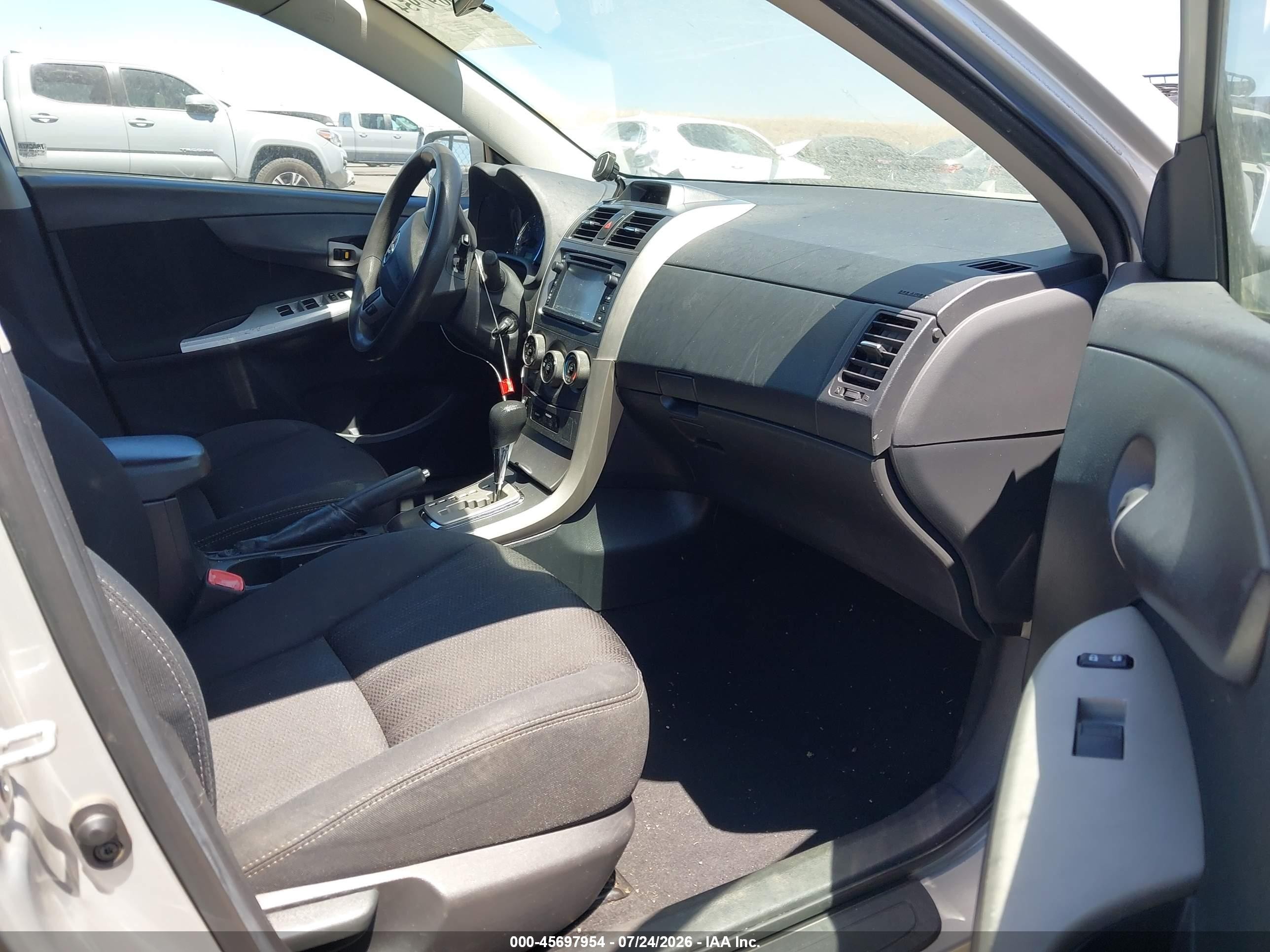 2013 Toyota Corolla S Silver vin: 5YFBU4EE8DP174886