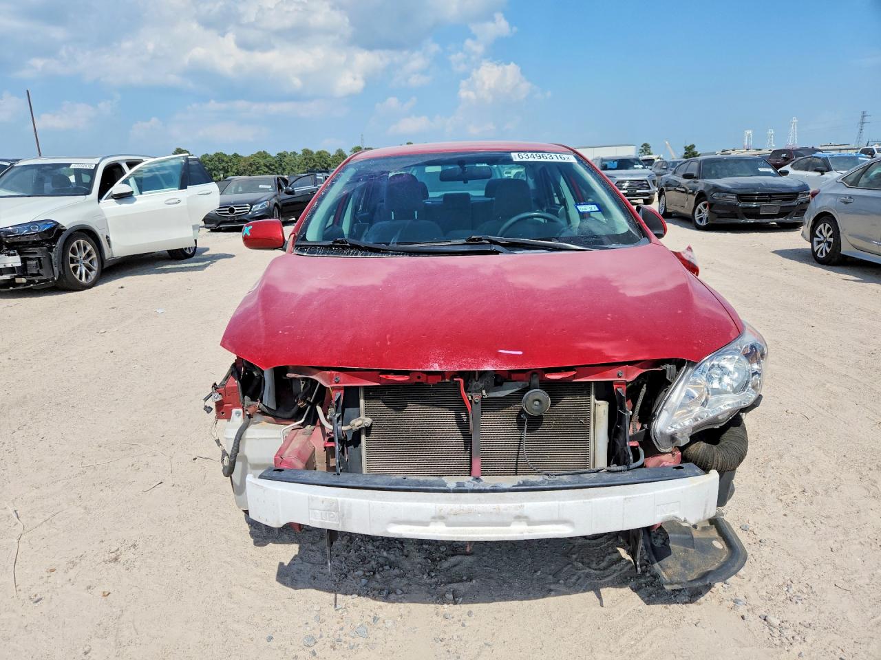 2013 Toyota Corolla Red vin: 5YFBU4EE8DP177108