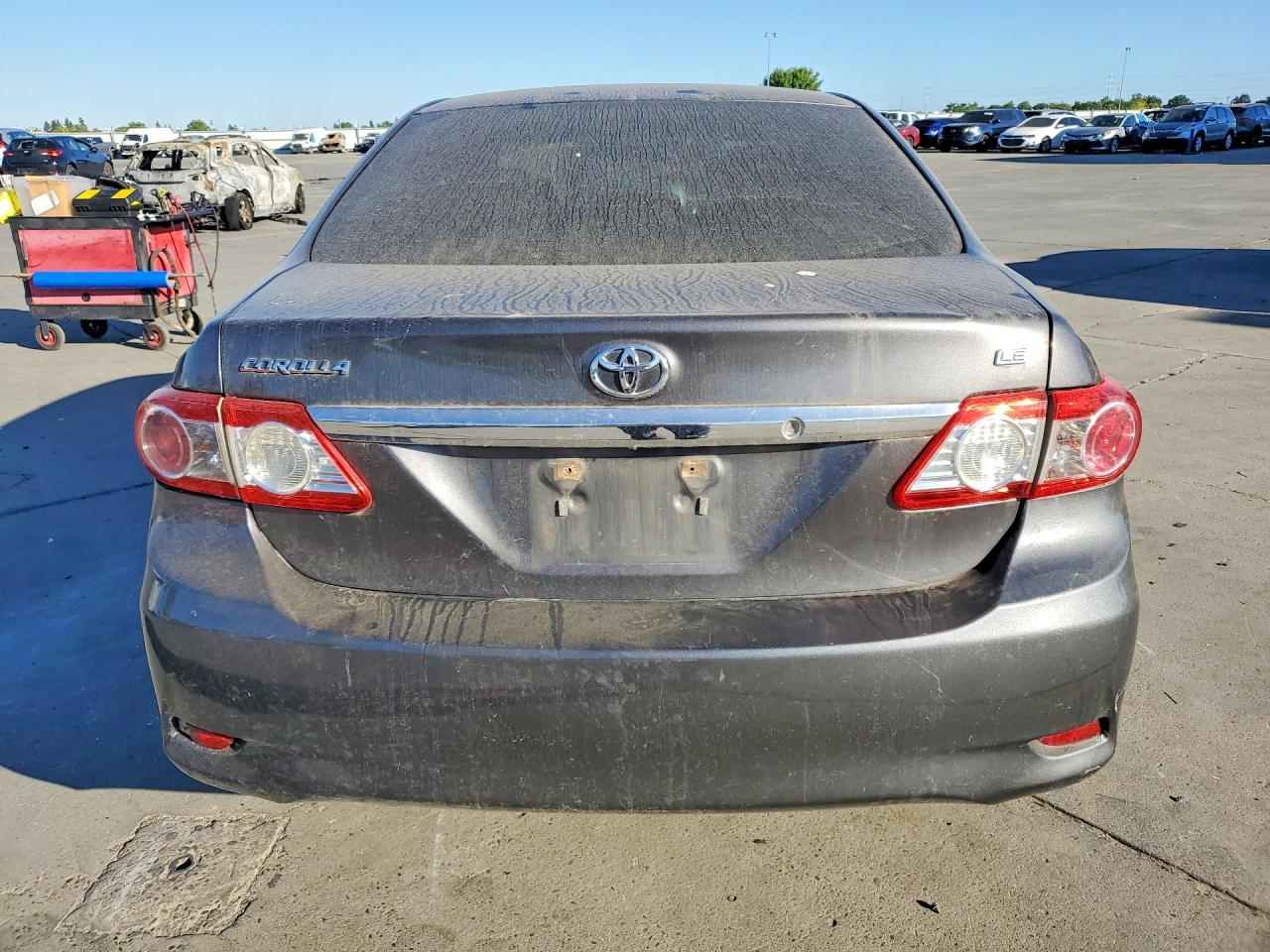 2013 Toyota Corolla Le Gray vin: 5YFBU4EE8DP183247