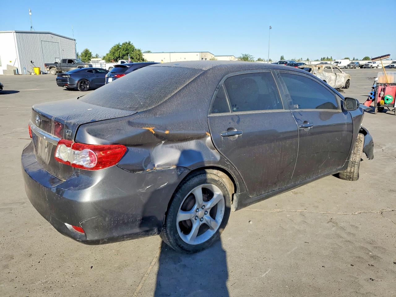 2013 Toyota Corolla Le Gray vin: 5YFBU4EE8DP183247