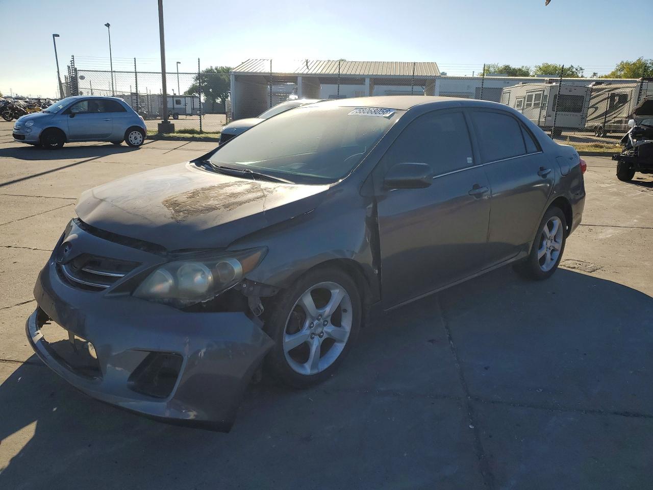 2013 Toyota Corolla Le Gray vin: 5YFBU4EE8DP183247