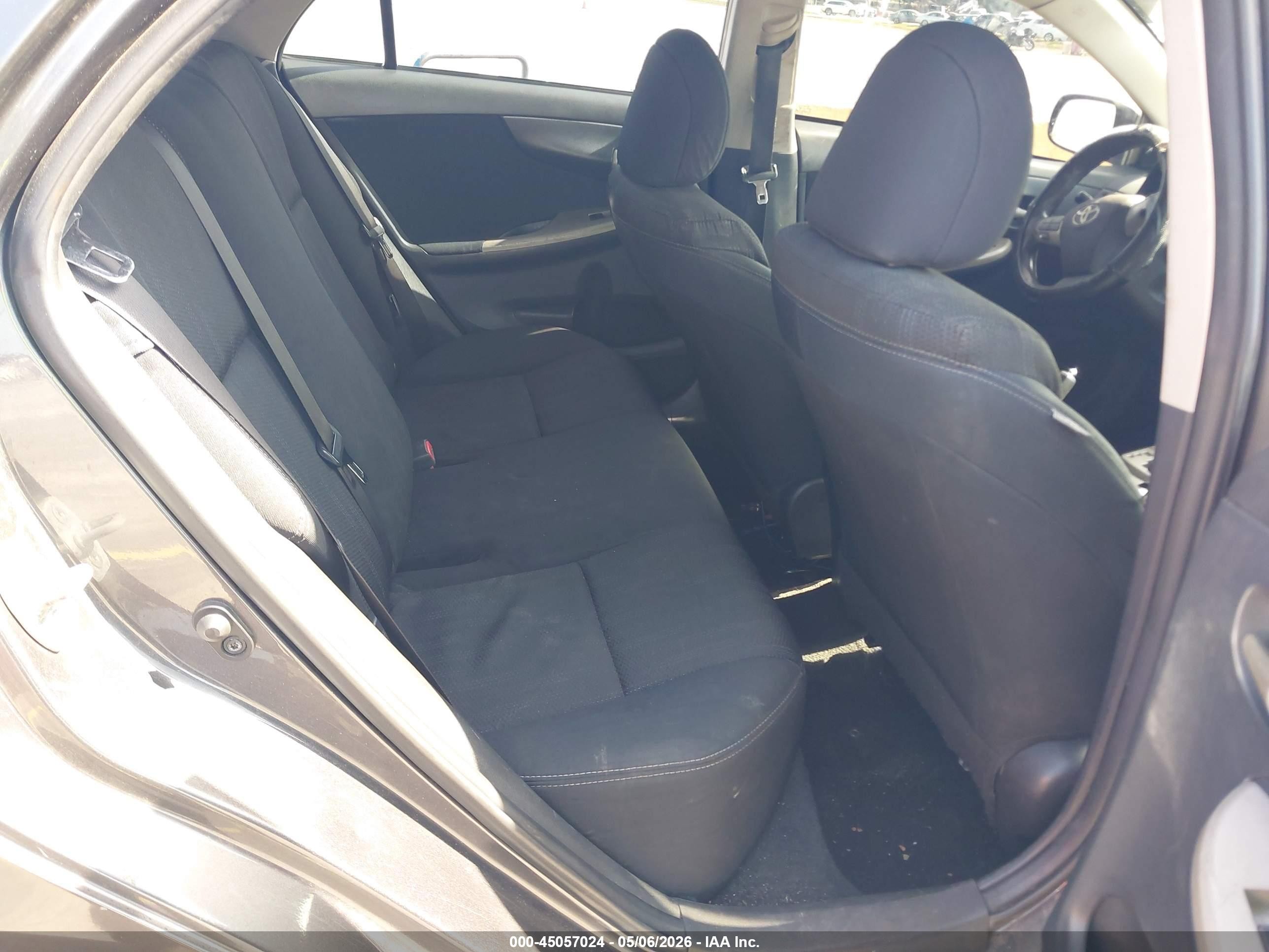 2013 Toyota Corolla S Gray vin: 5YFBU4EE8DP183958