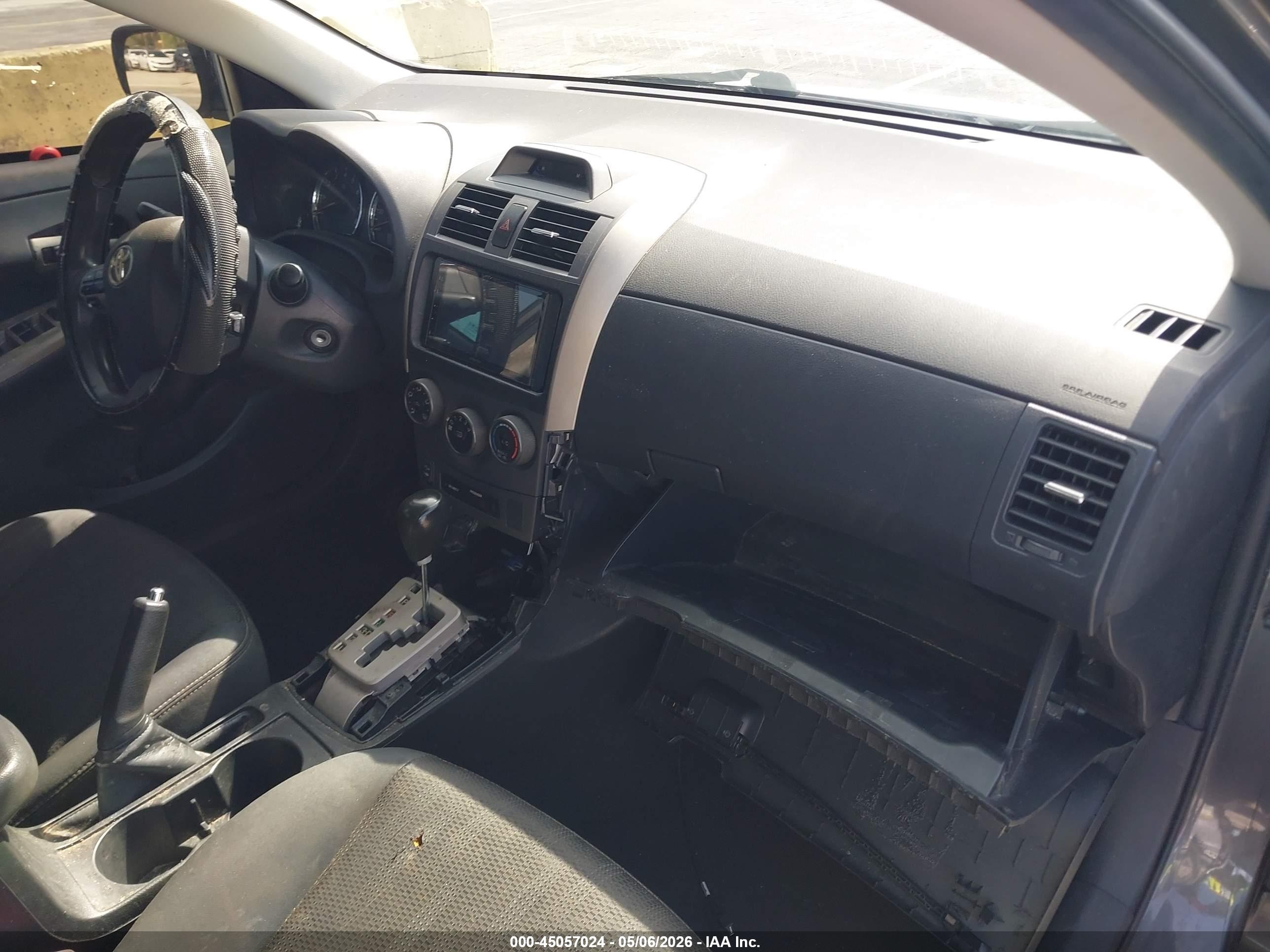 2013 Toyota Corolla S Gray vin: 5YFBU4EE8DP183958