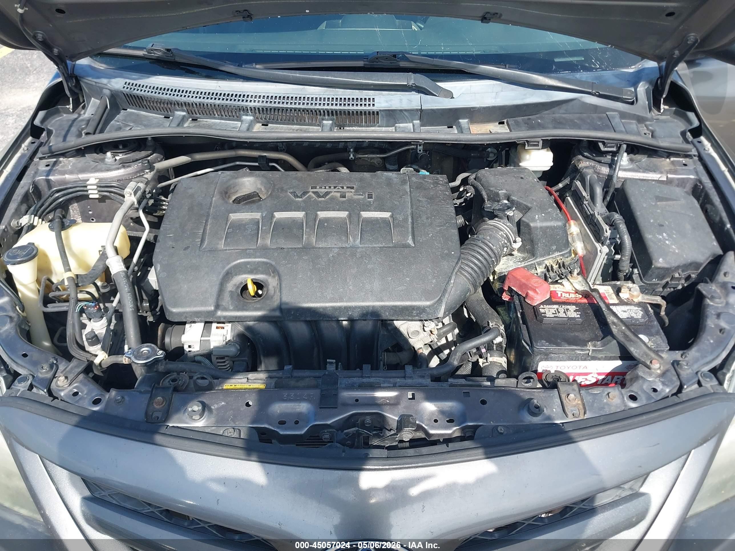 2013 Toyota Corolla S Gray vin: 5YFBU4EE8DP183958