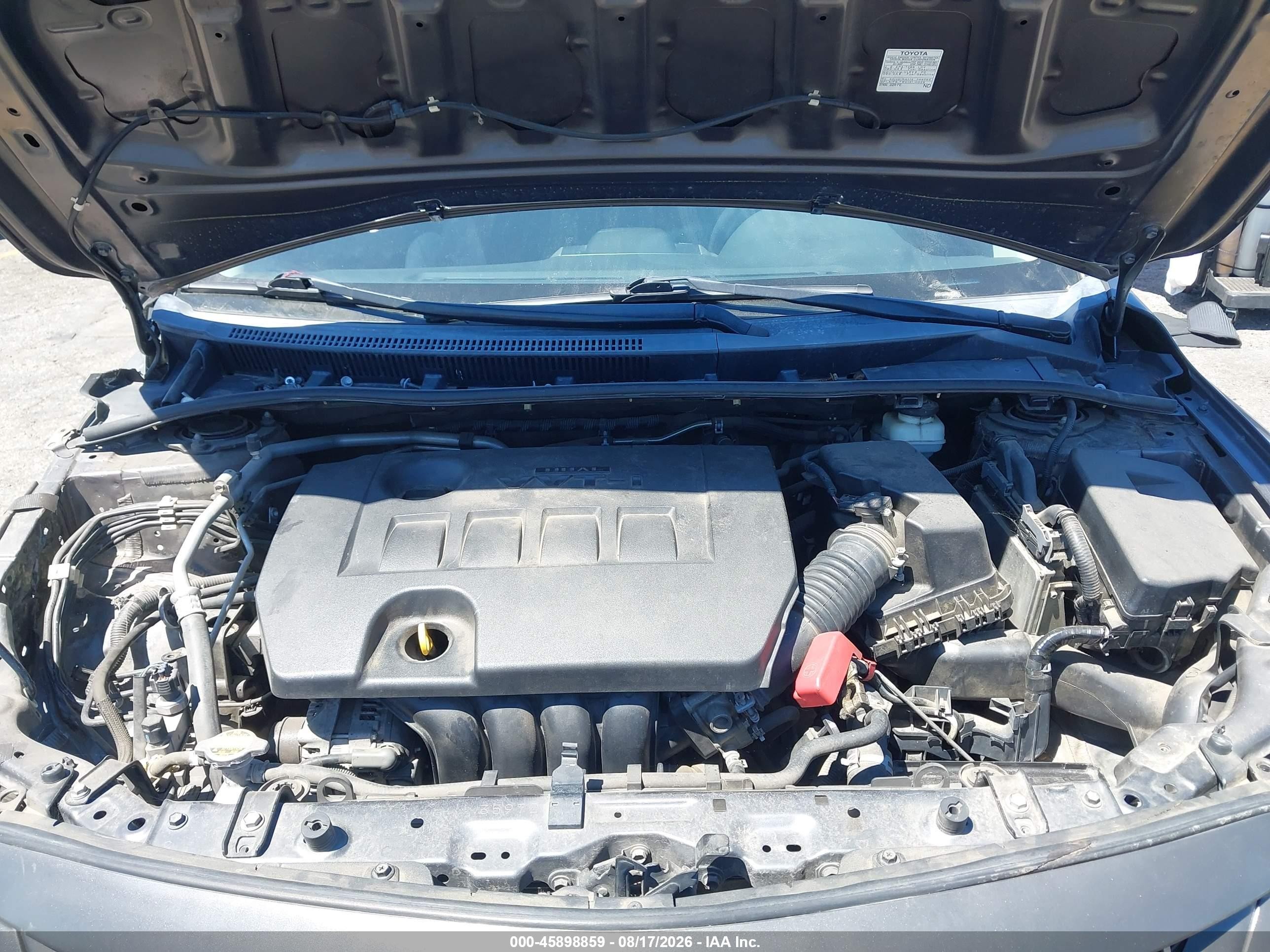 2013 Toyota Corolla S Gray vin: 5YFBU4EE8DP186780