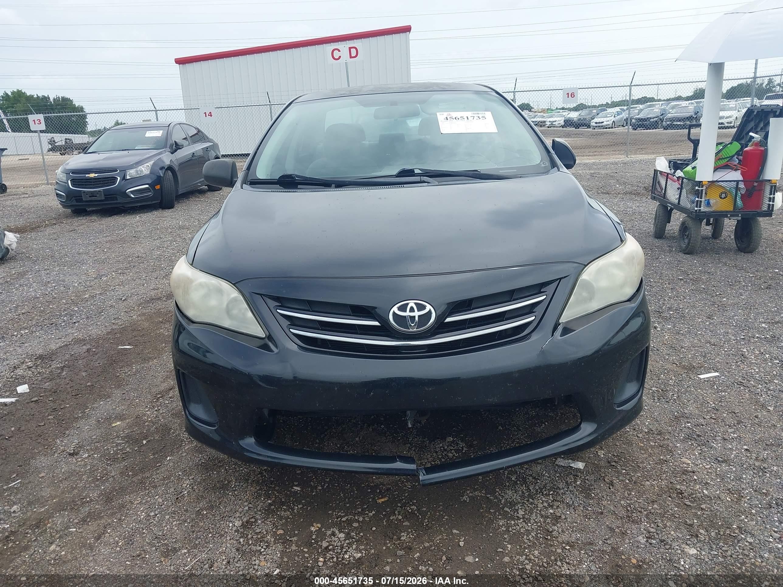 2013 Toyota Corolla Le Black vin: 5YFBU4EE8DP189811