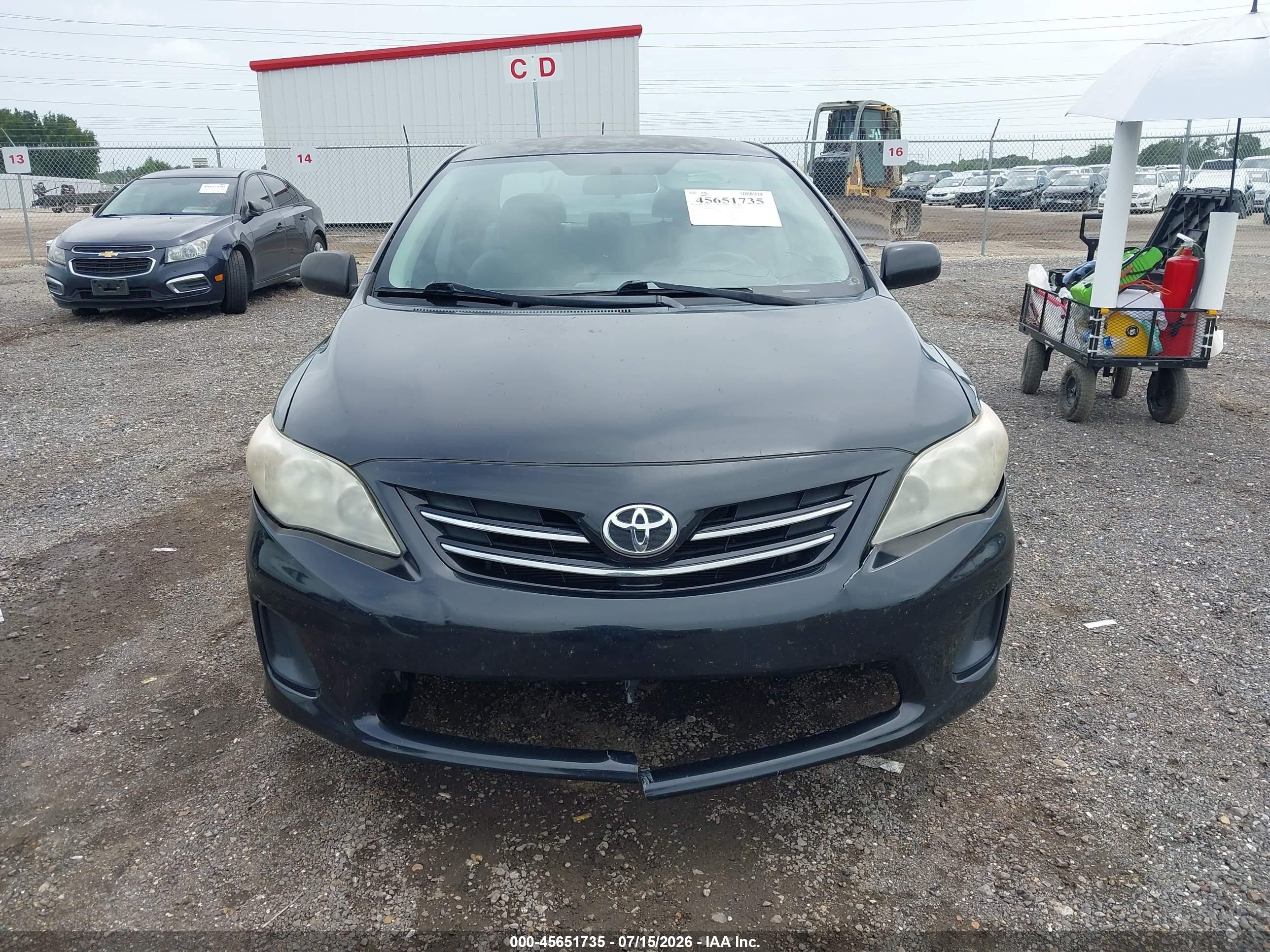 2013 Toyota Corolla Le Black vin: 5YFBU4EE8DP189811