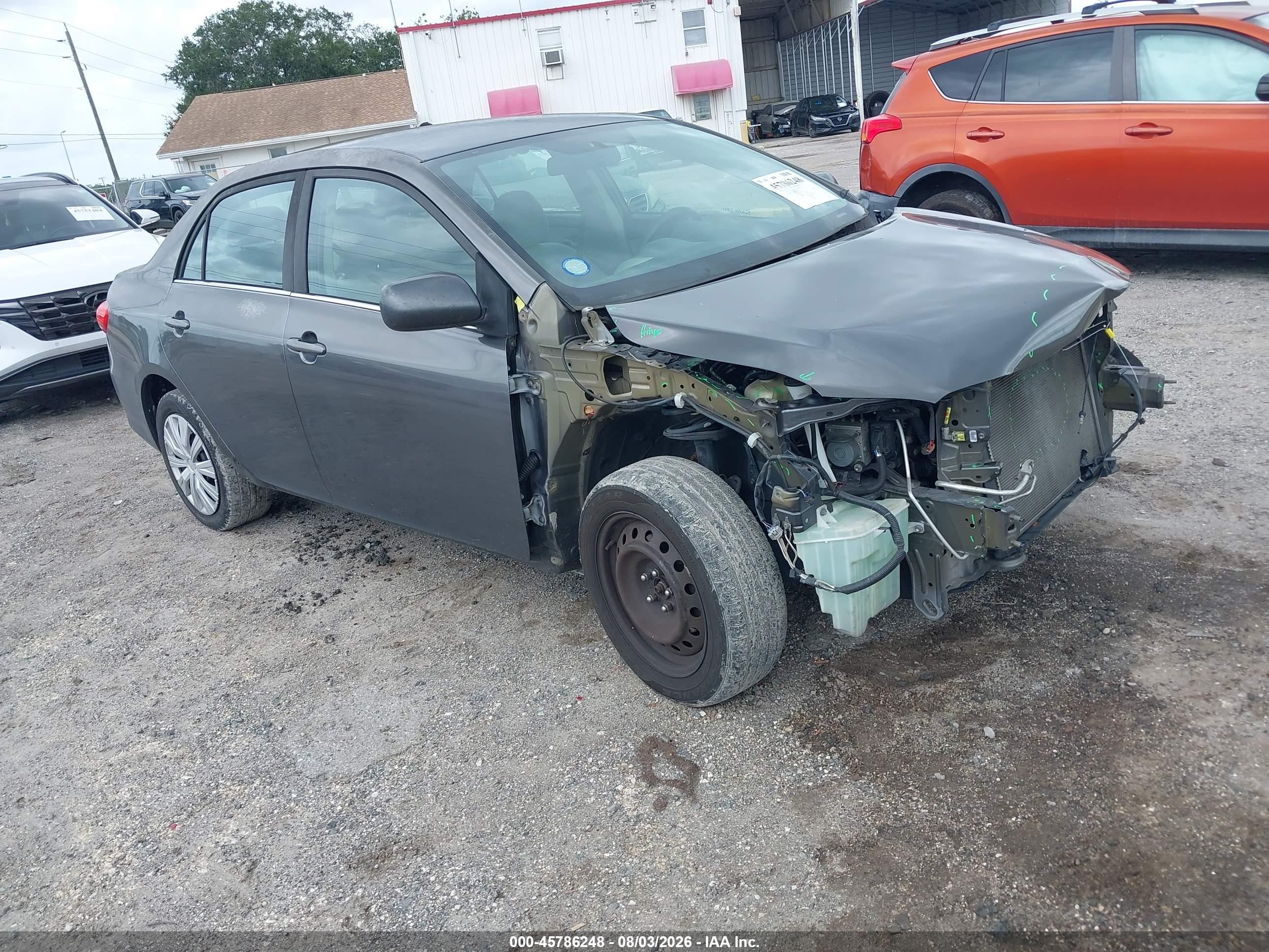 2013 Toyota Corolla Le Серый vin: 5YFBU4EE8DP193499