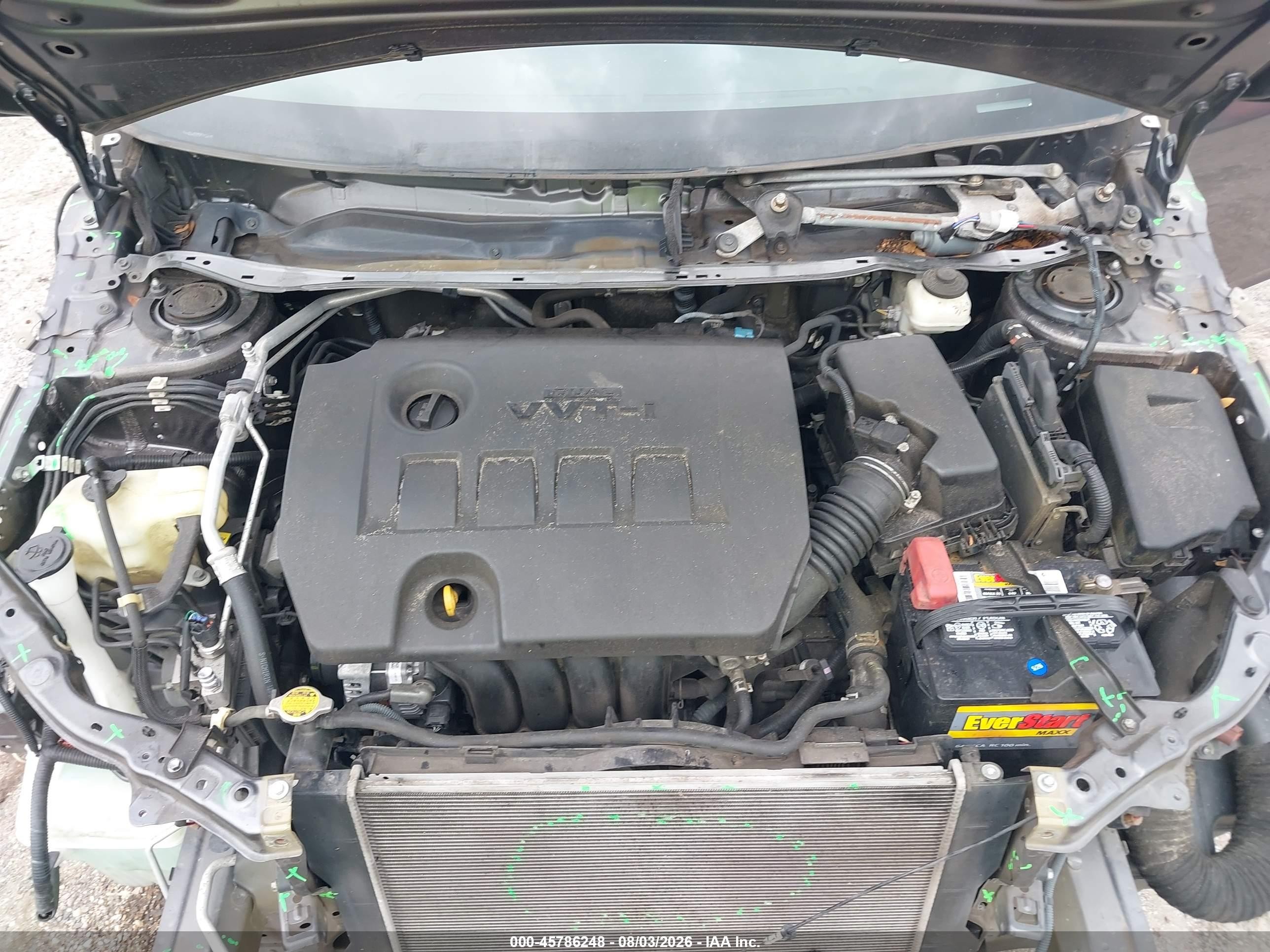 2013 Toyota Corolla Le Gray vin: 5YFBU4EE8DP193499