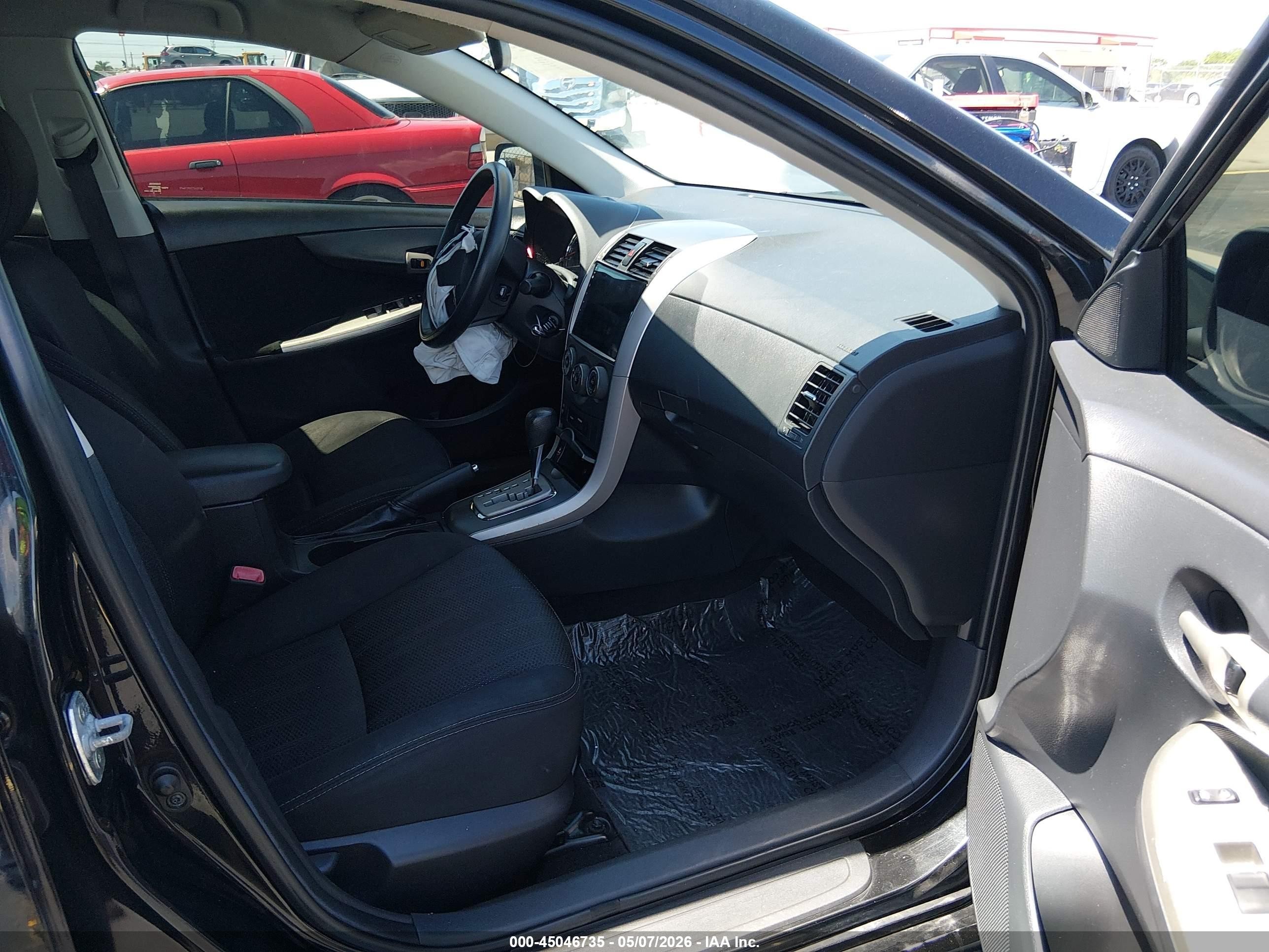 2013 Toyota Corolla S Black vin: 5YFBU4EE8DP218403