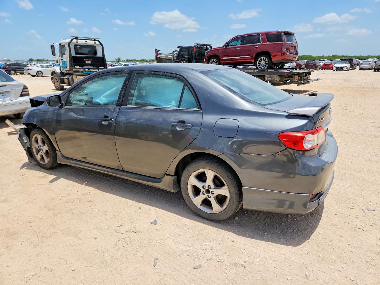 2013 Toyota Corolla Gray vin: 5YFBU4EE8DP224976