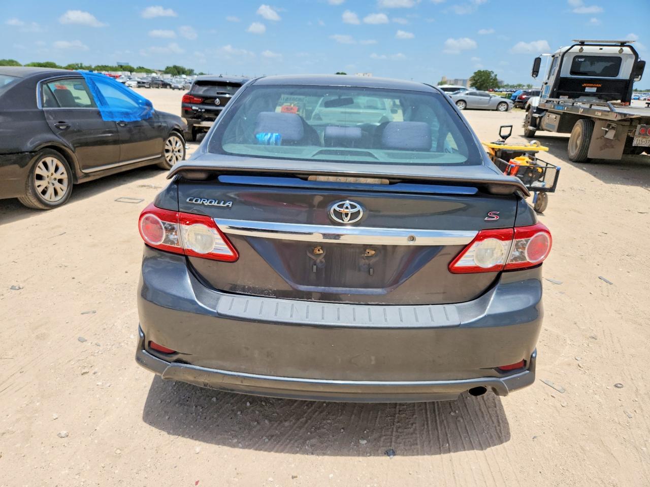 2013 Toyota Corolla Gray vin: 5YFBU4EE8DP224976
