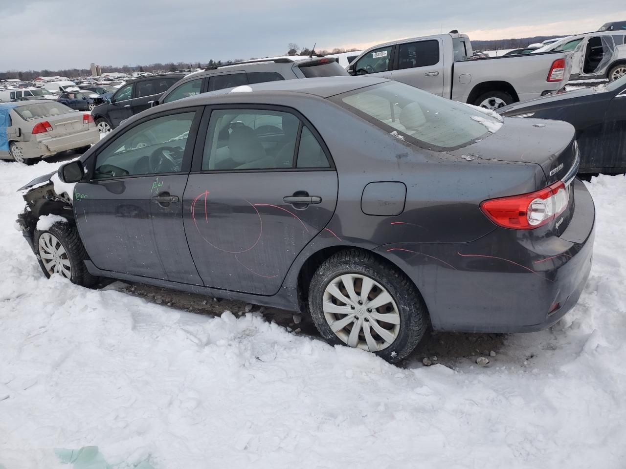2012 Toyota Corolla Base Gray vin: 5YFBU4EE9CP005927
