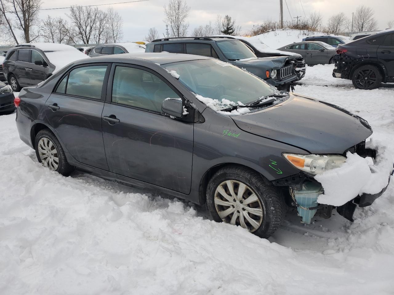 2012 Toyota Corolla Base Gray vin: 5YFBU4EE9CP005927