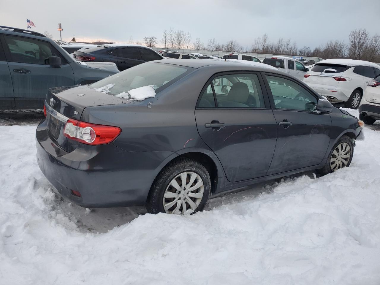 2012 Toyota Corolla Base Gray vin: 5YFBU4EE9CP005927
