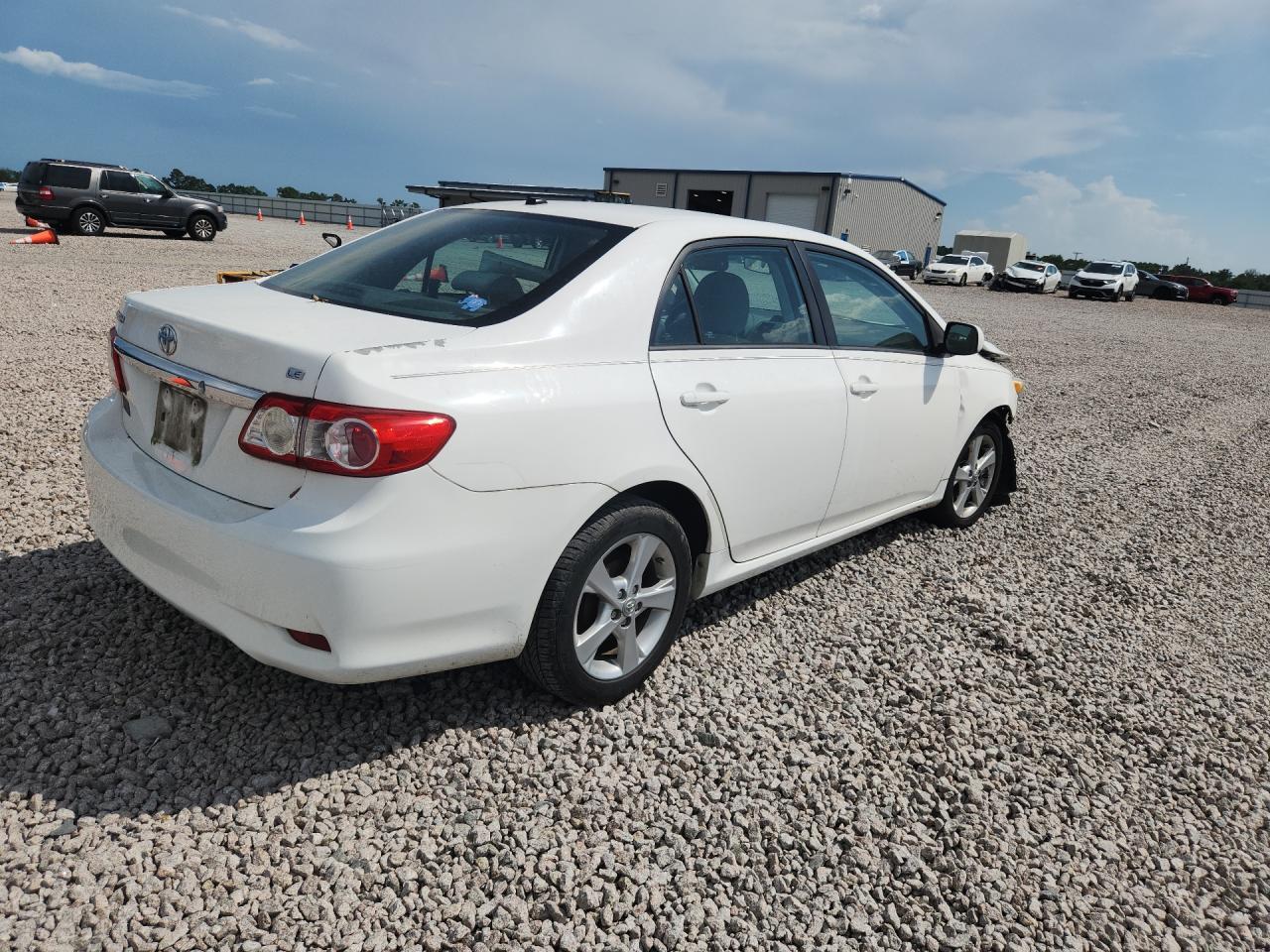 2012 Toyota Corolla Le White vin: 5YFBU4EE9CP008987