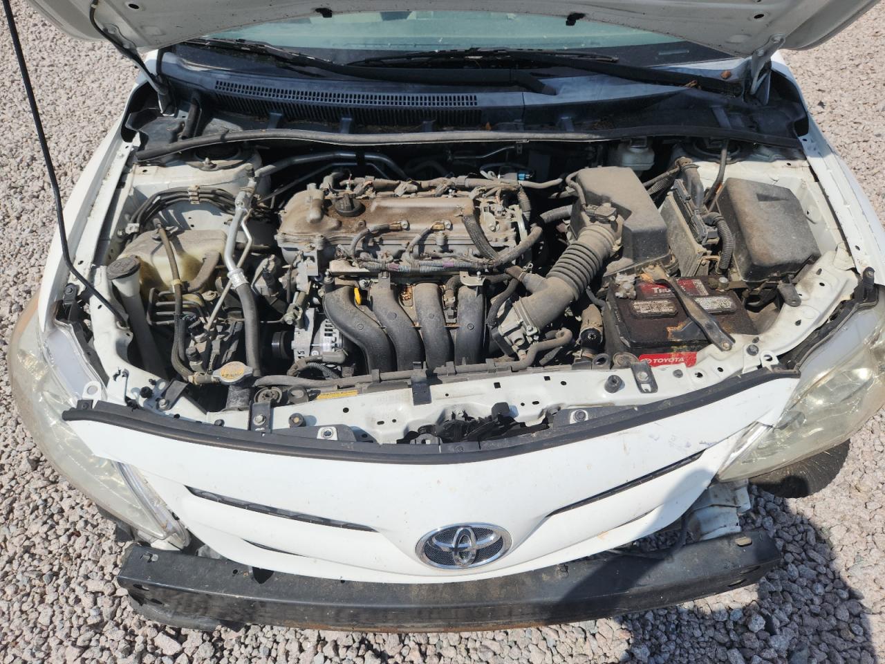 2012 Toyota Corolla Le White vin: 5YFBU4EE9CP008987