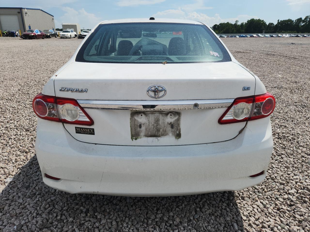 2012 Toyota Corolla Le White vin: 5YFBU4EE9CP008987