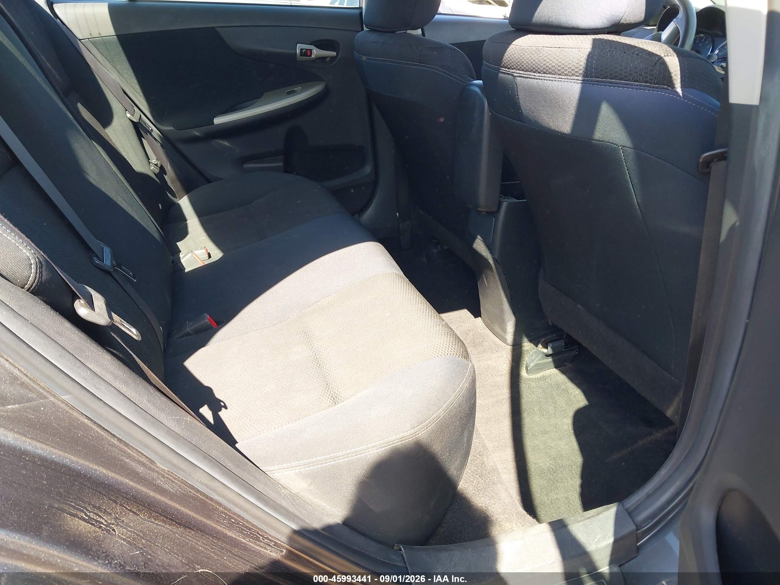 2012 Toyota Corolla S/le Серый vin: 5YFBU4EE9CP009542