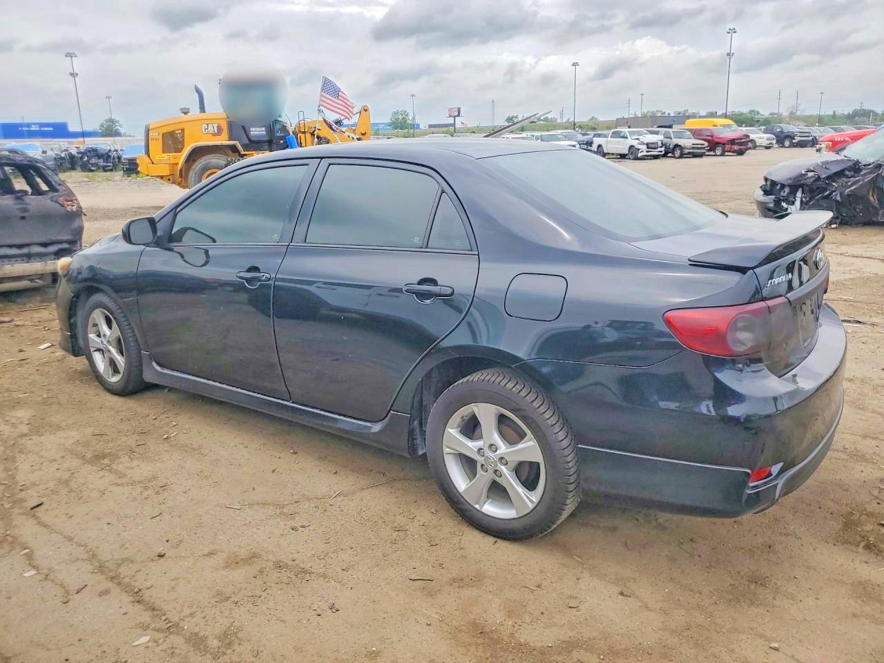 2012 Toyota Corolla S Black vin: 5YFBU4EE9CP011615