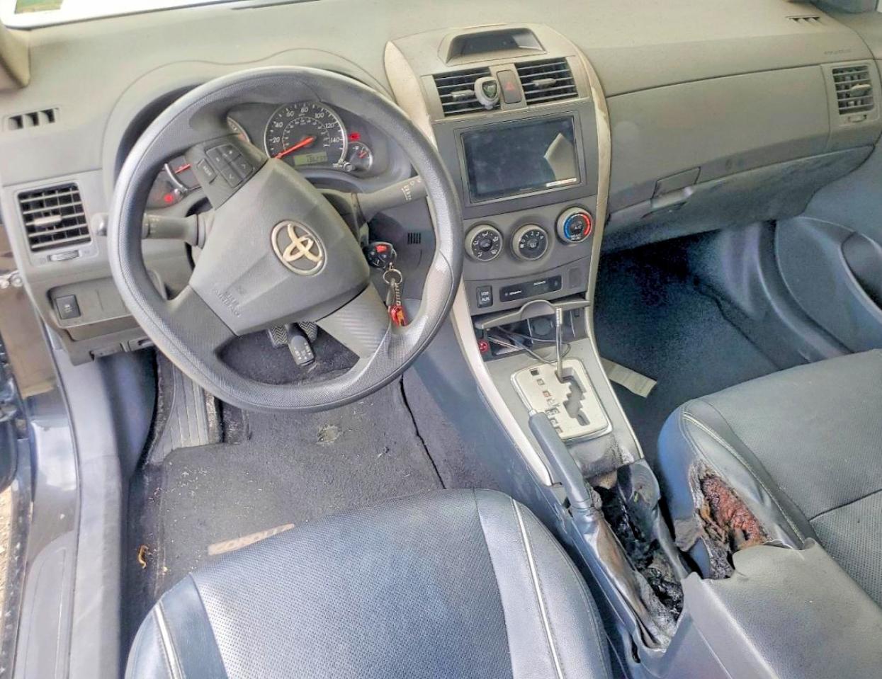 2012 Toyota Corolla S Black vin: 5YFBU4EE9CP011615